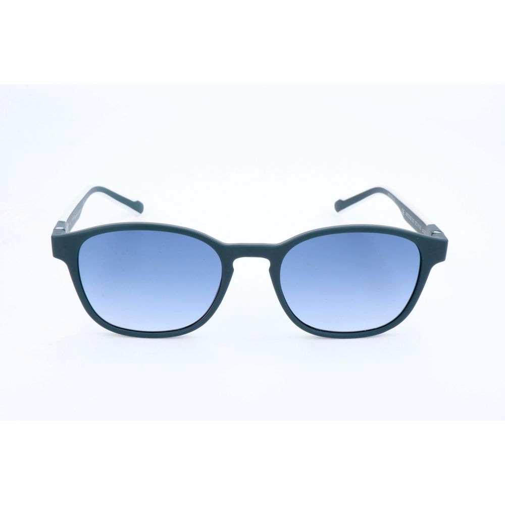 Adidas – Sonnenbrille aus Kalbshaar in Blau