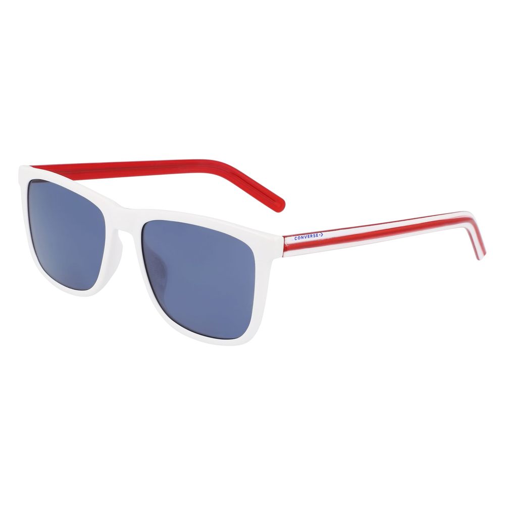 Ochelari de soare Converse albi injectați