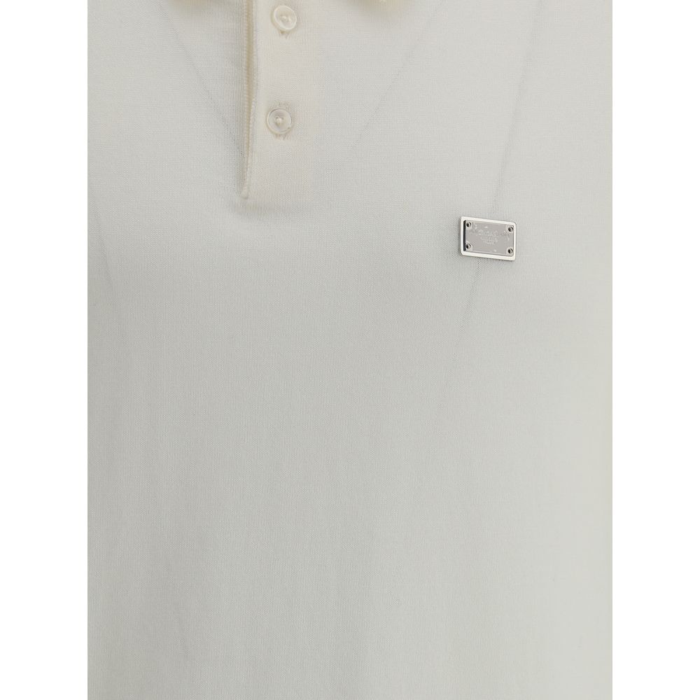 Tricou polo cu logo Dolce & Gabbana