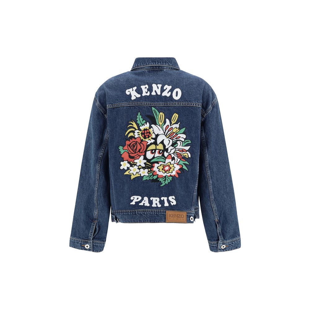 Jeansjacke mit Kenzo-Maxi-Print