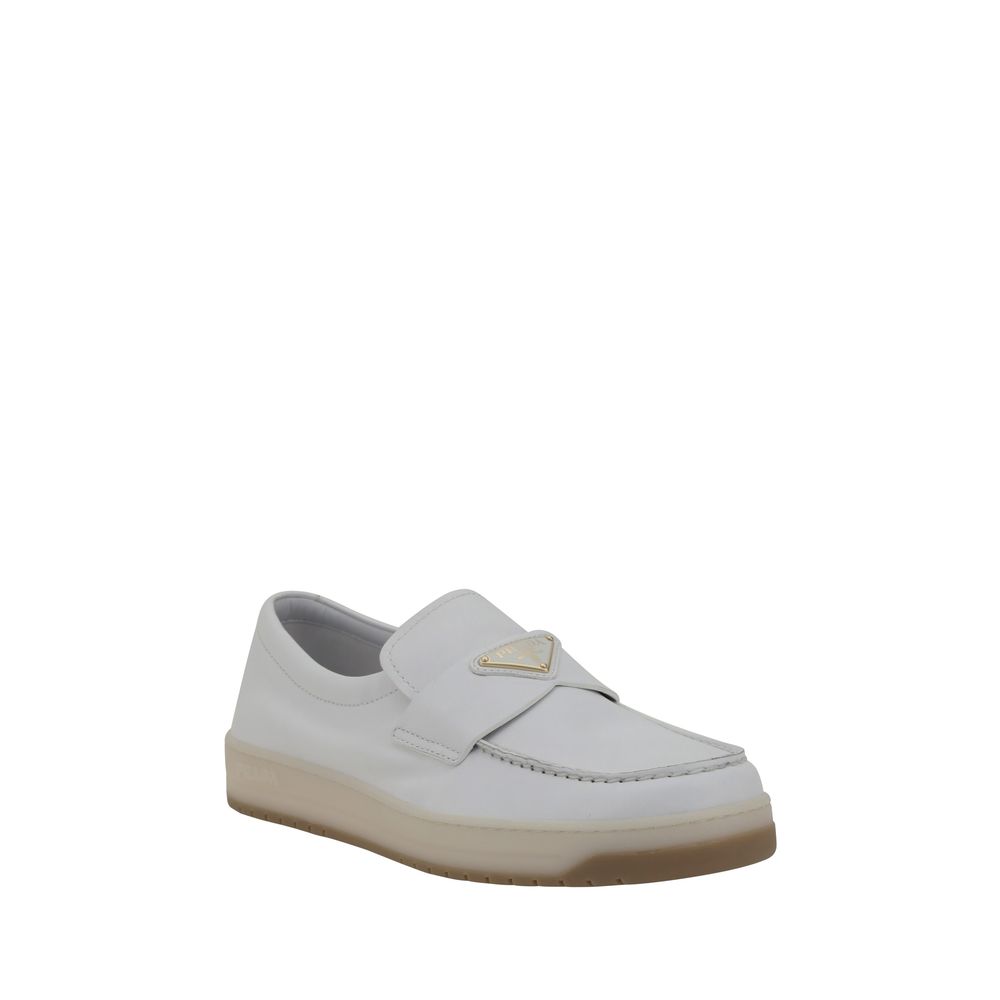 Mocasini Prada cu logo
