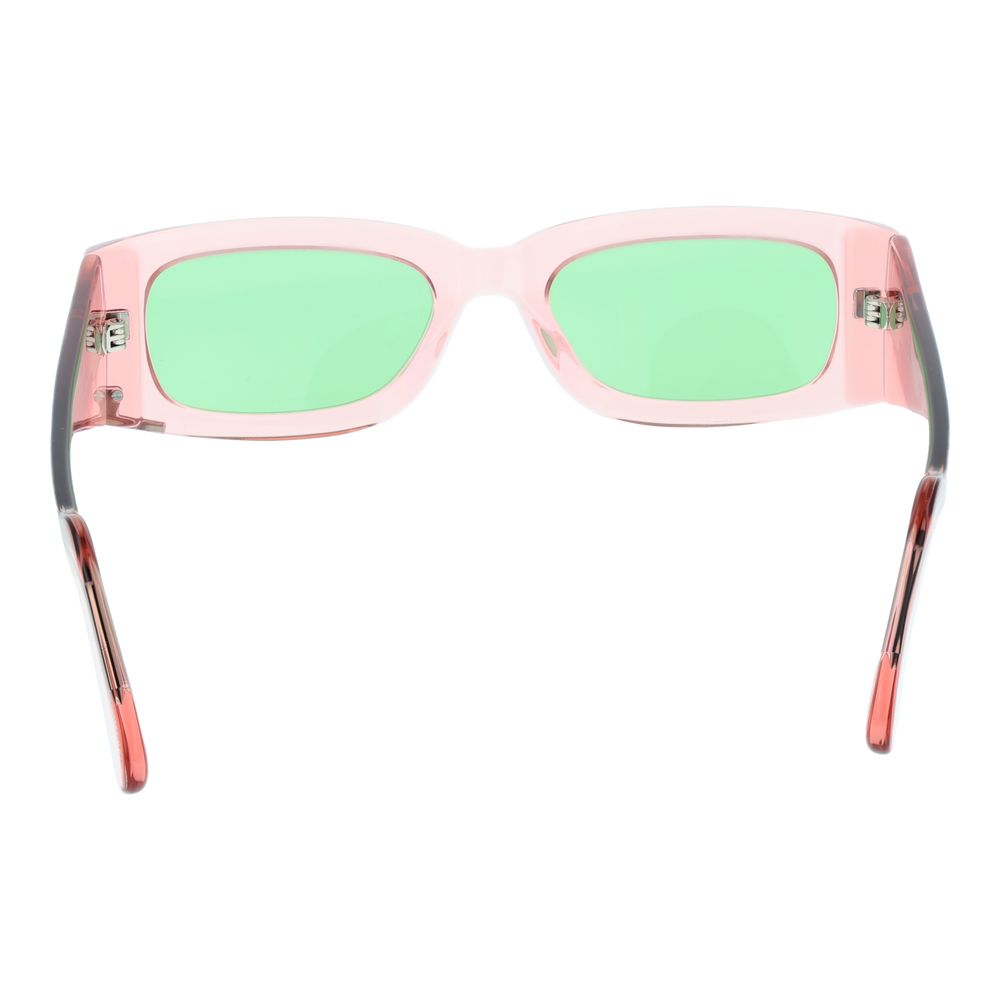 Ochelari de soare unisex roz GCDS