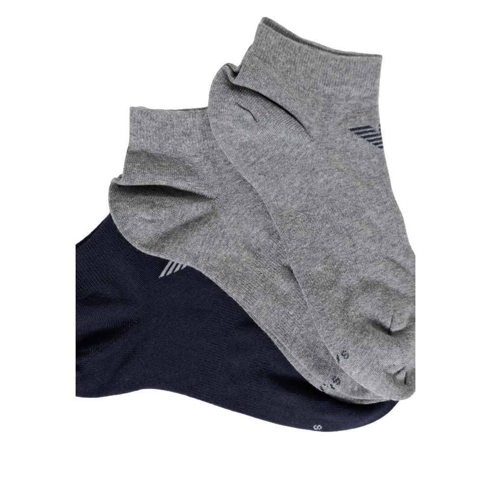 Șosete Emporio Armani Lenjerie intimă albastră din bumbac