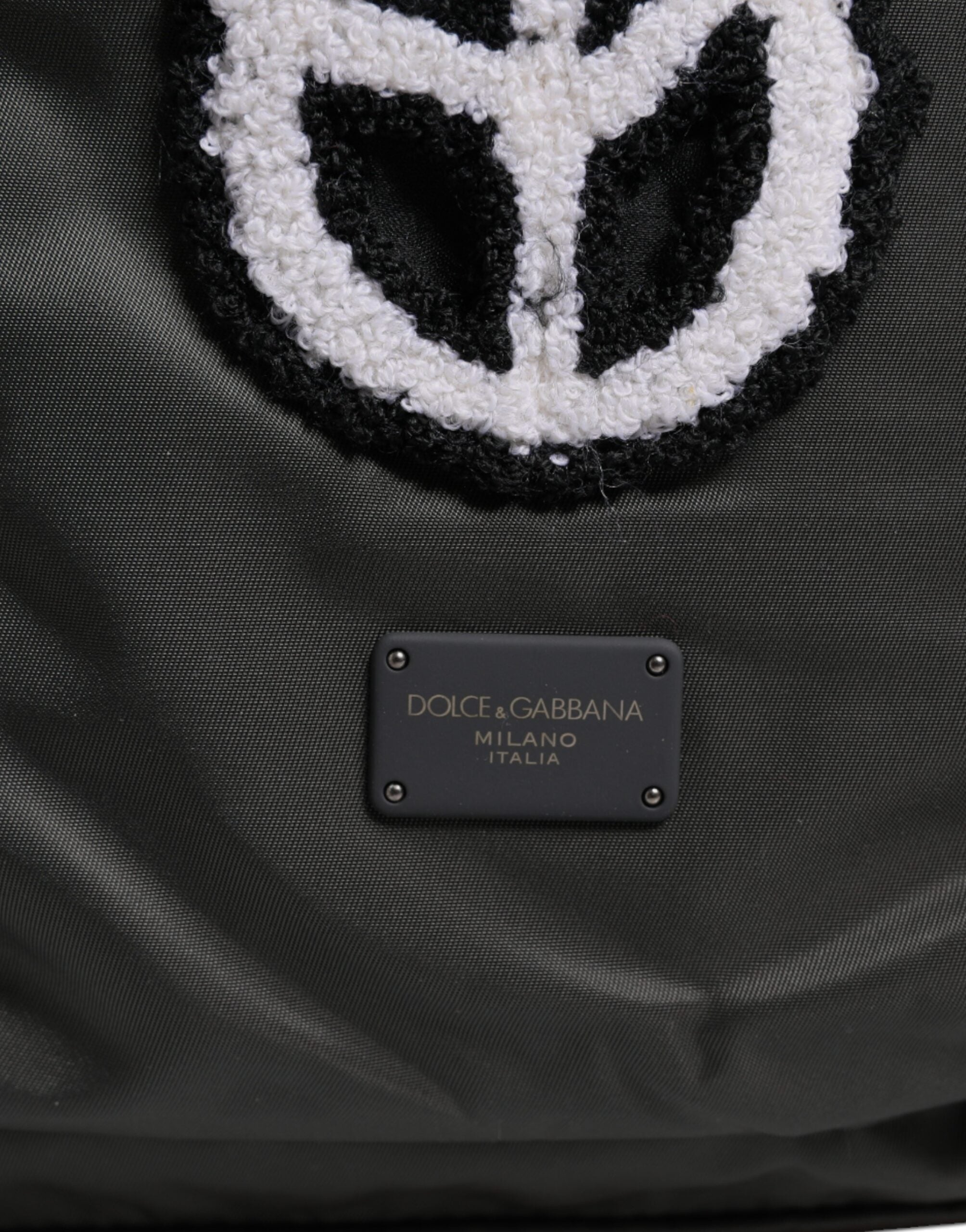 Dolce & Gabbana – Prince Forever – Schul- und Reiserucksack aus grauem Nylon