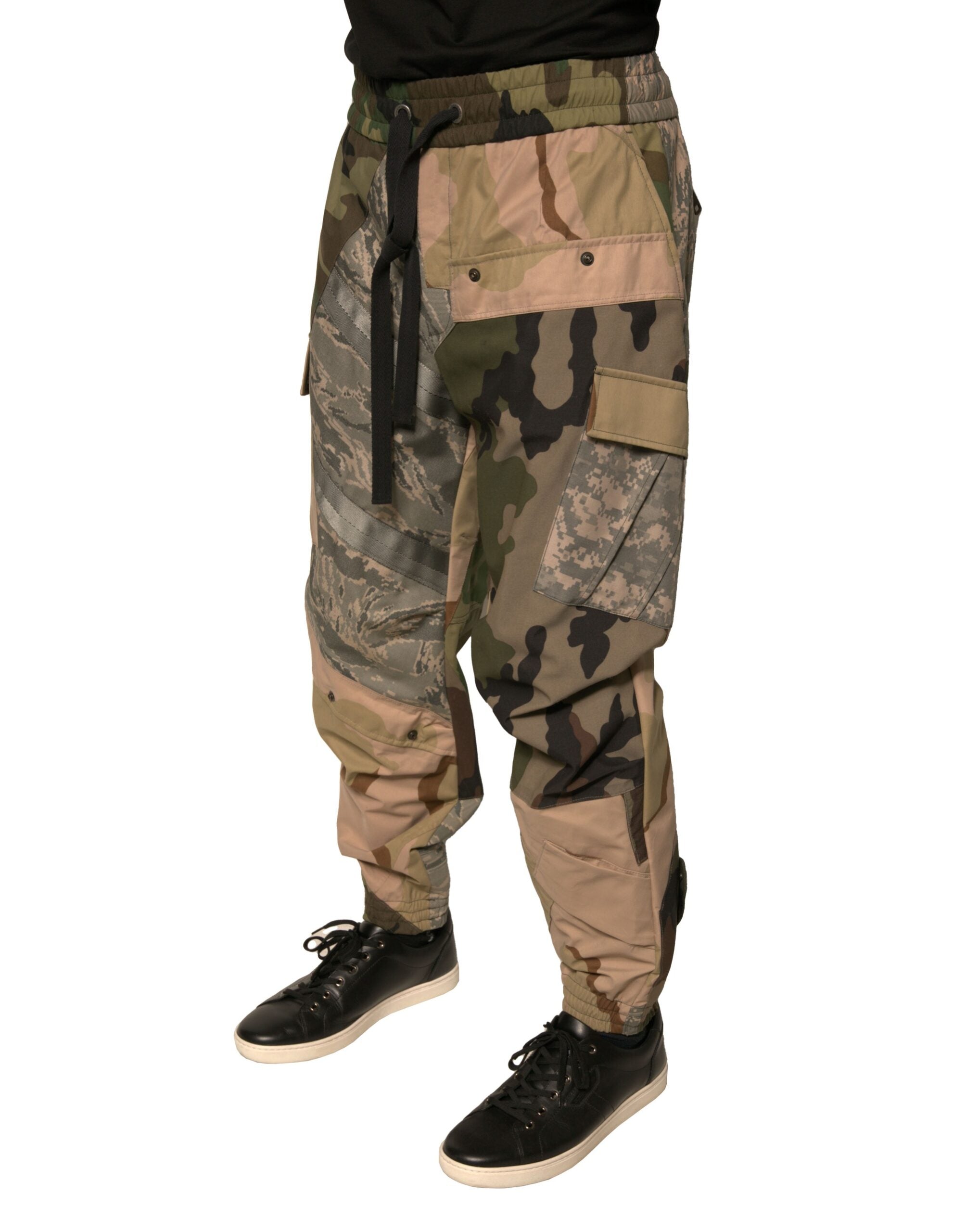 Dolce & Gabbana – Jogginghose mit mehrfarbiger Camouflage-Optik