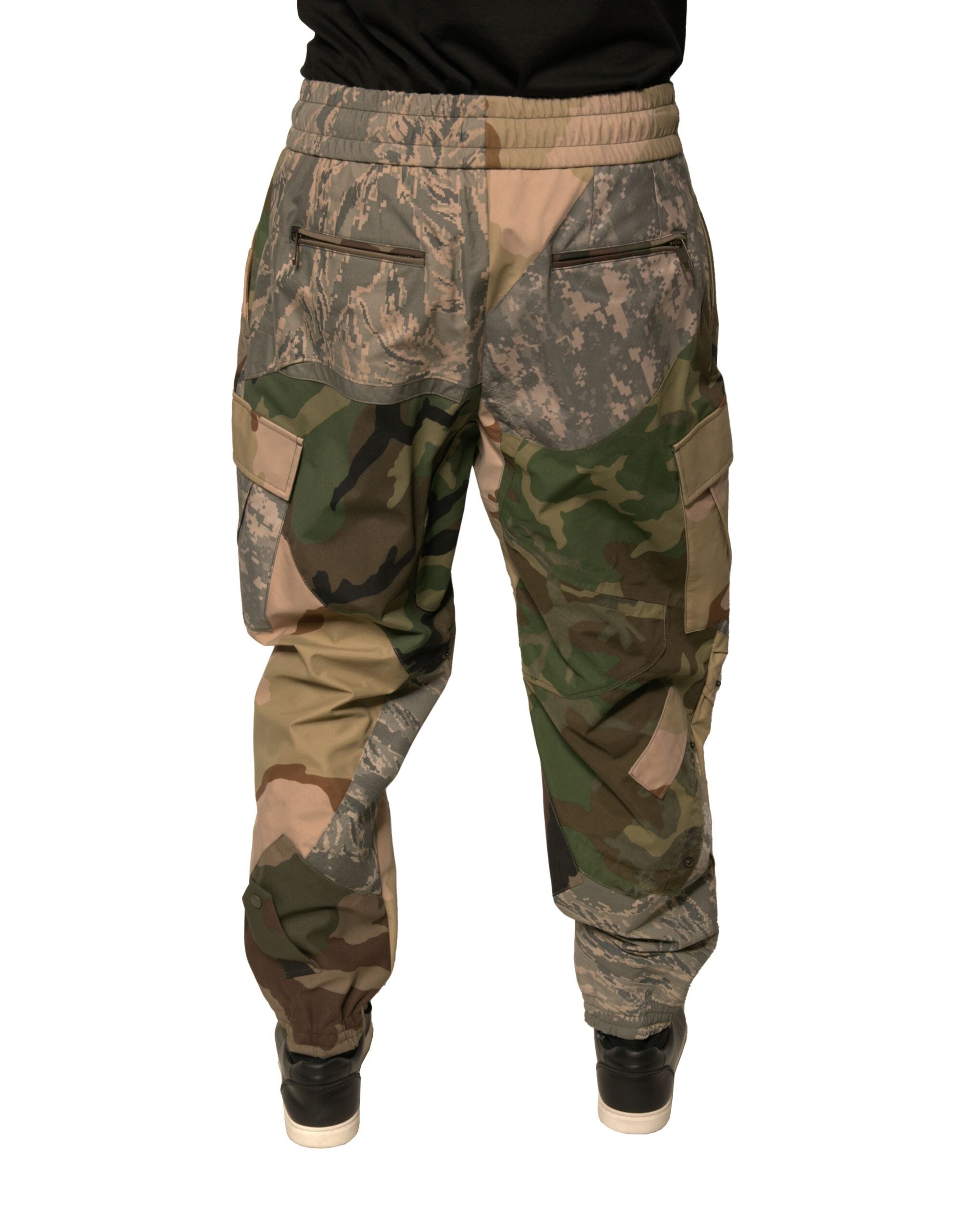 Dolce & Gabbana – Jogginghose mit mehrfarbiger Camouflage-Optik