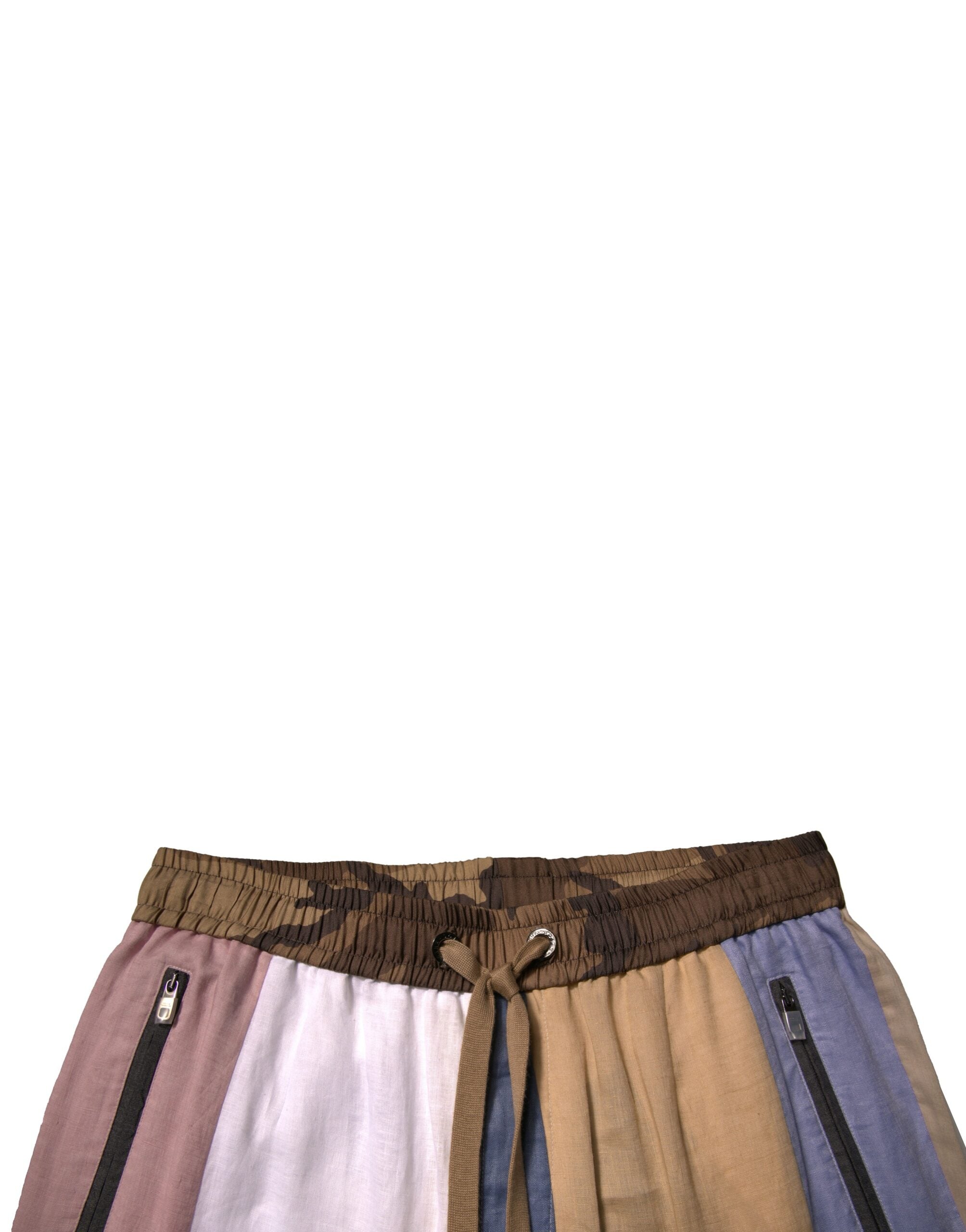 Dolce & Gabbana – Mehrfarbige Jogginghose mit Patchwork-Muster