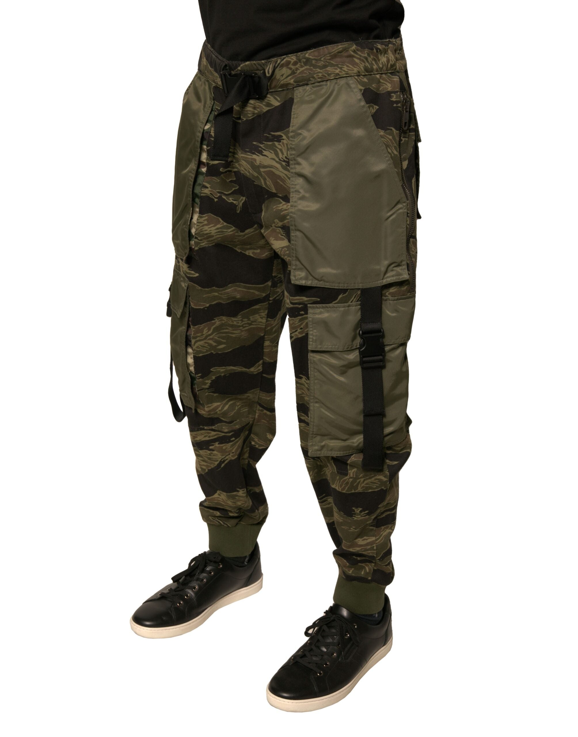 Dolce & Gabbana, grüne Jogginghose aus Baumwolle