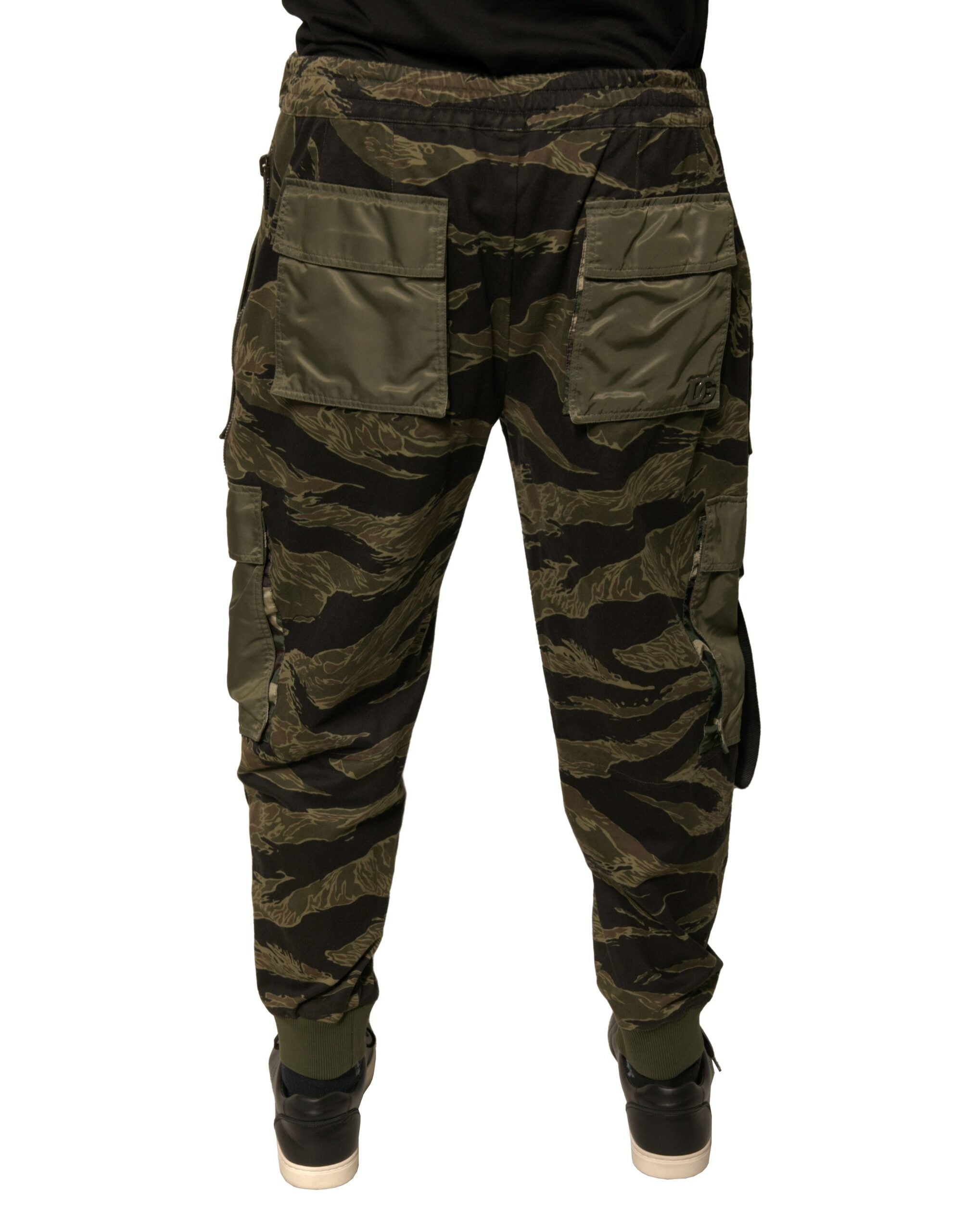 Dolce & Gabbana, grüne Jogginghose aus Baumwolle