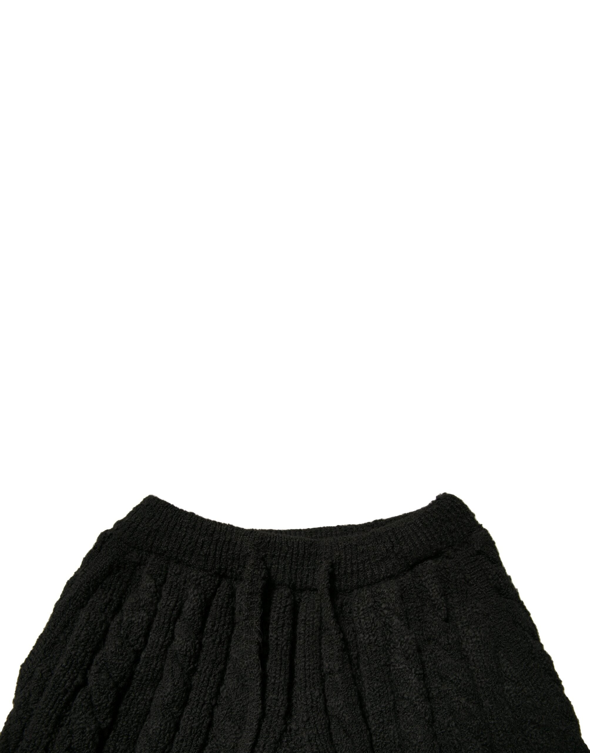 Dolce & Gabbana Schwarze Skinny-Hose aus Wollstrick