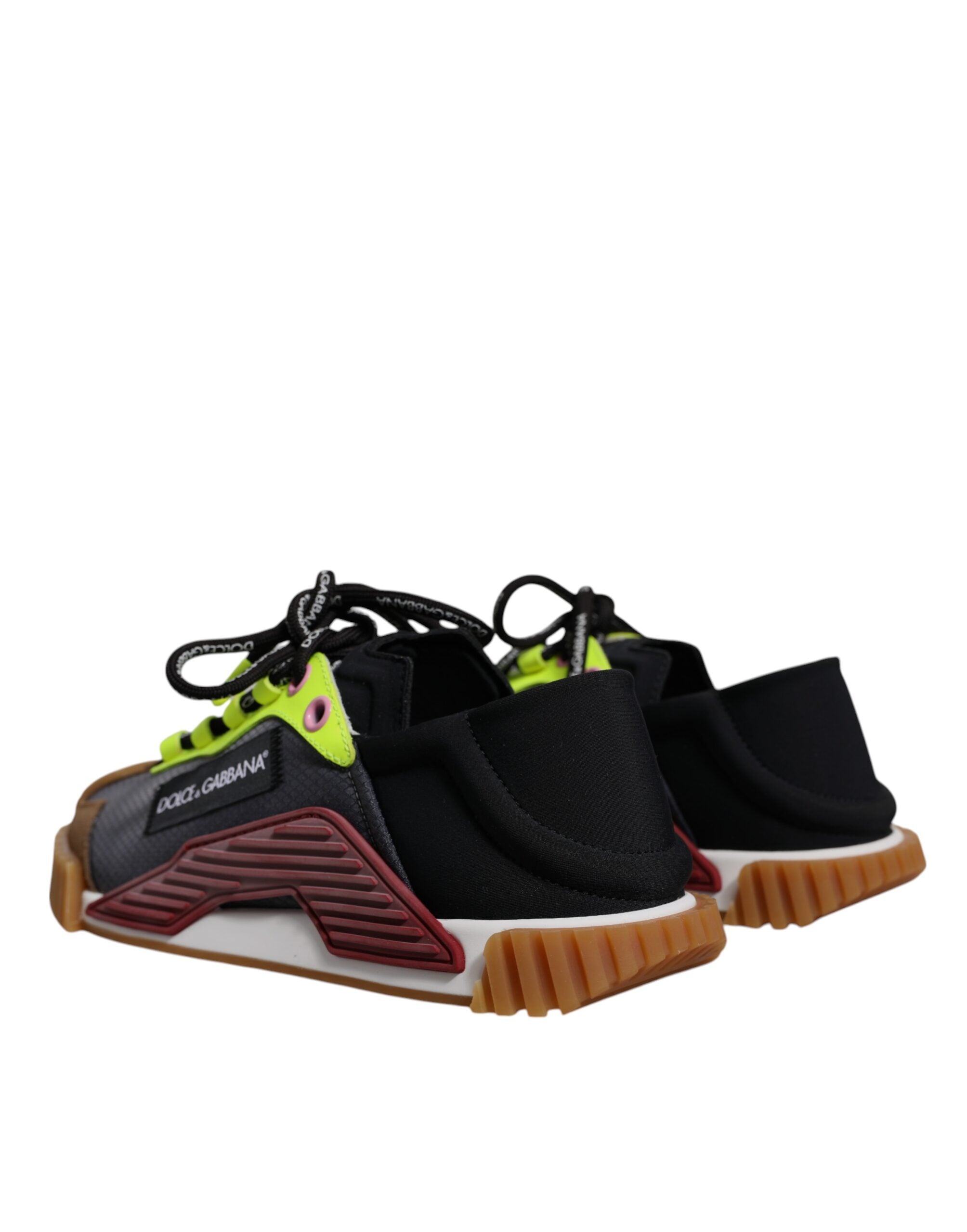Dolce & Gabbana Mehrfarbige Nylon Low Top NS1 Sneakers Schuhe