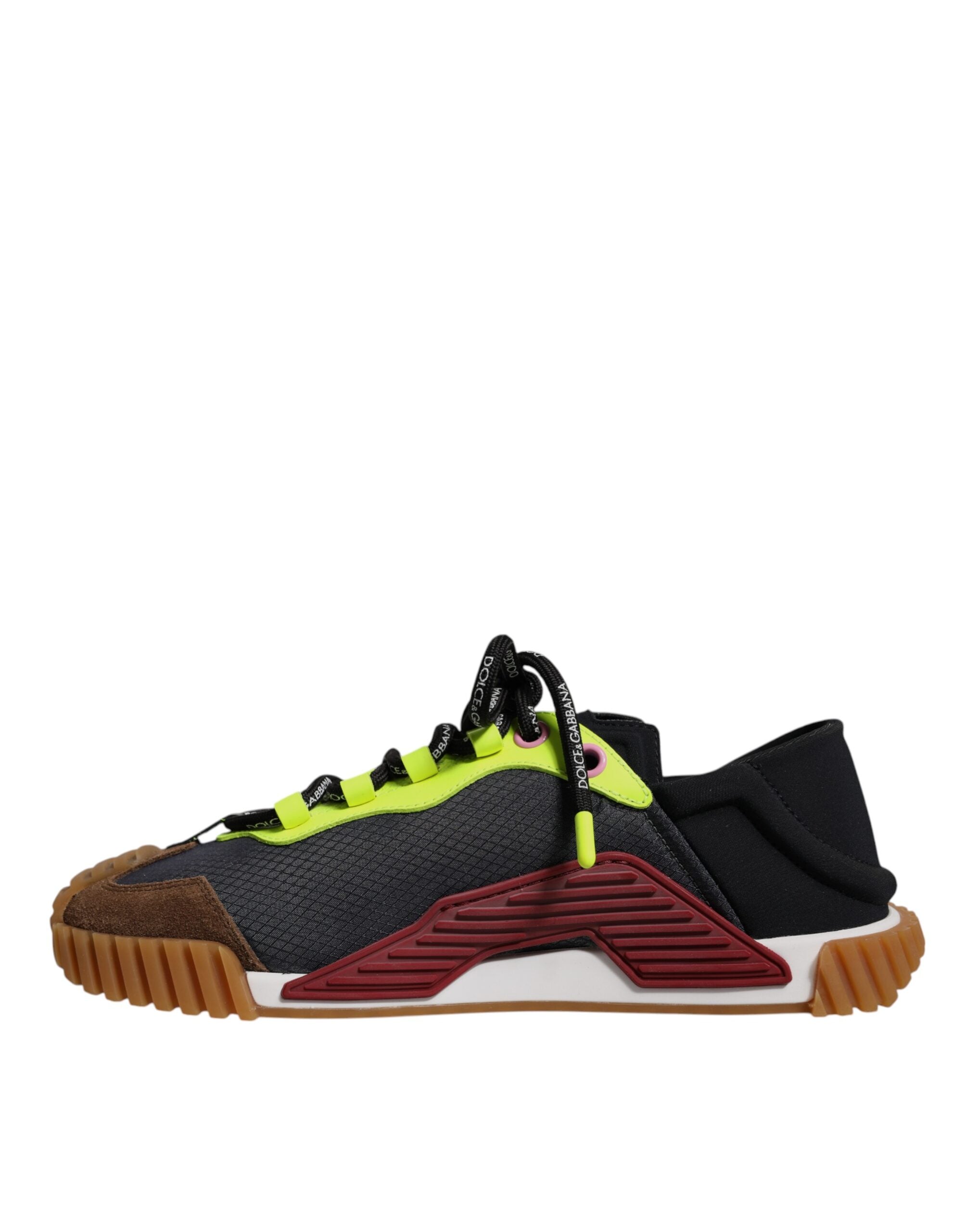 Dolce & Gabbana Mehrfarbige Nylon Low Top NS1 Sneakers Schuhe