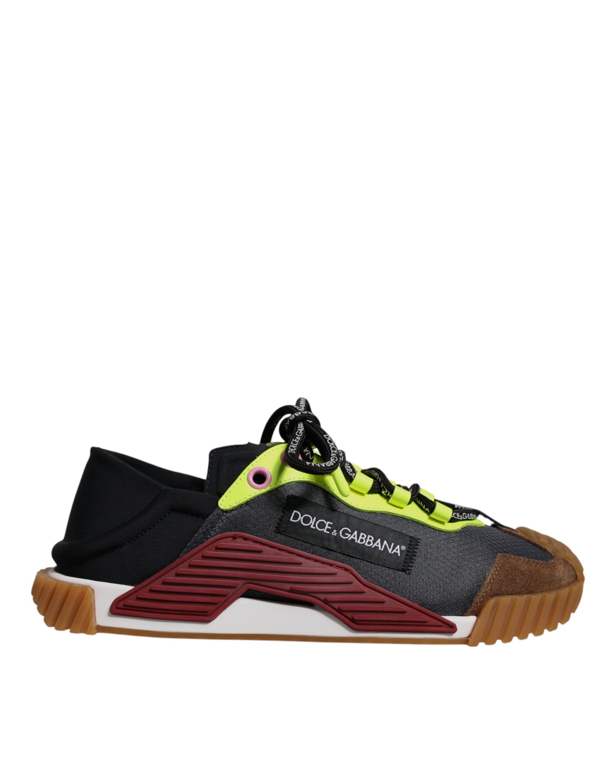 Dolce & Gabbana Mehrfarbige Nylon Low Top NS1 Sneakers Schuhe