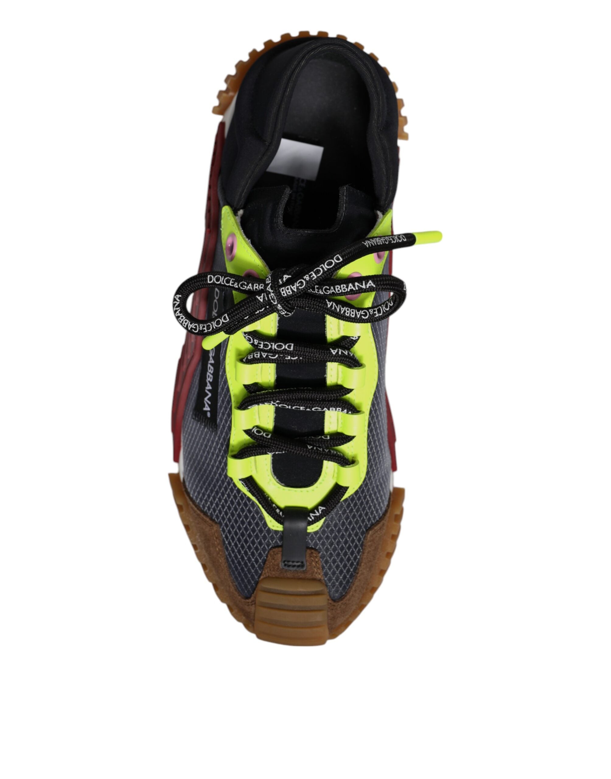Dolce & Gabbana Mehrfarbige Nylon Low Top NS1 Sneakers Schuhe