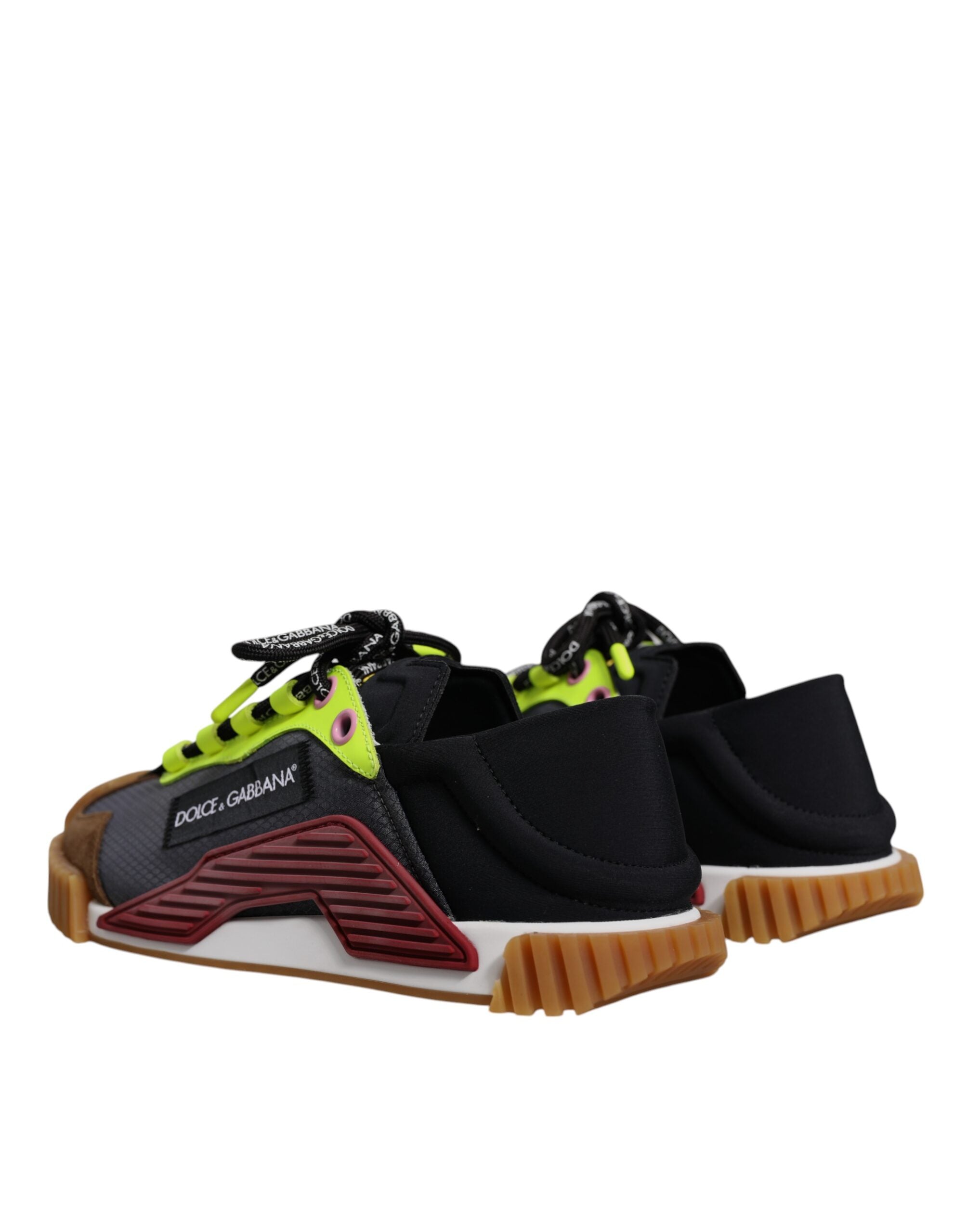 Dolce & Gabbana Mehrfarbige Nylon Low Top NS1 Sneakers Schuhe
