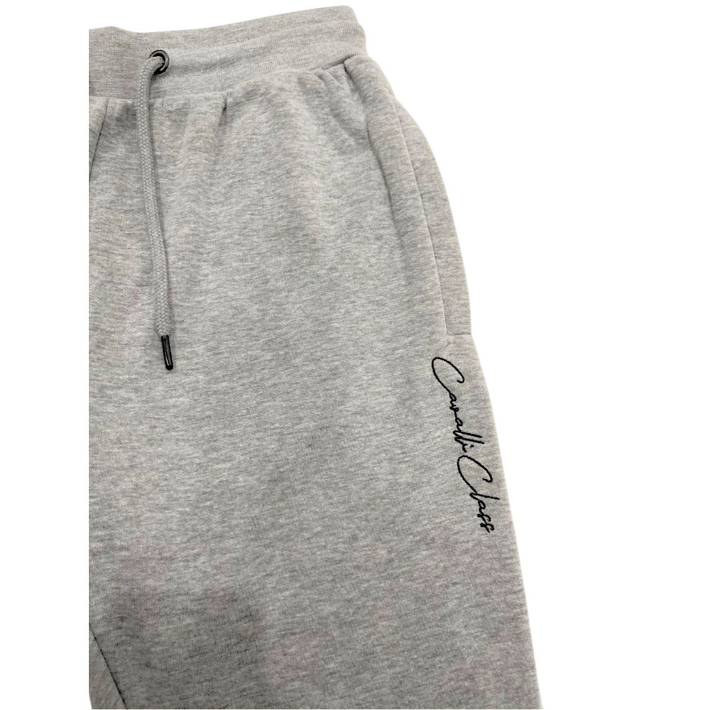 Cavalli Class Graue Polyester-Damenhose