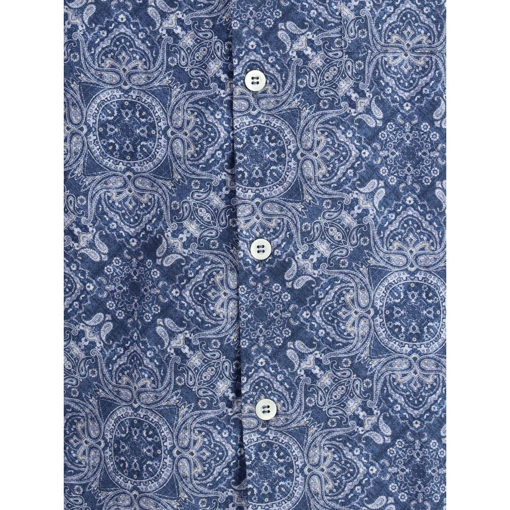 Brunello Cucinelli Hemd mit Paisley-Print