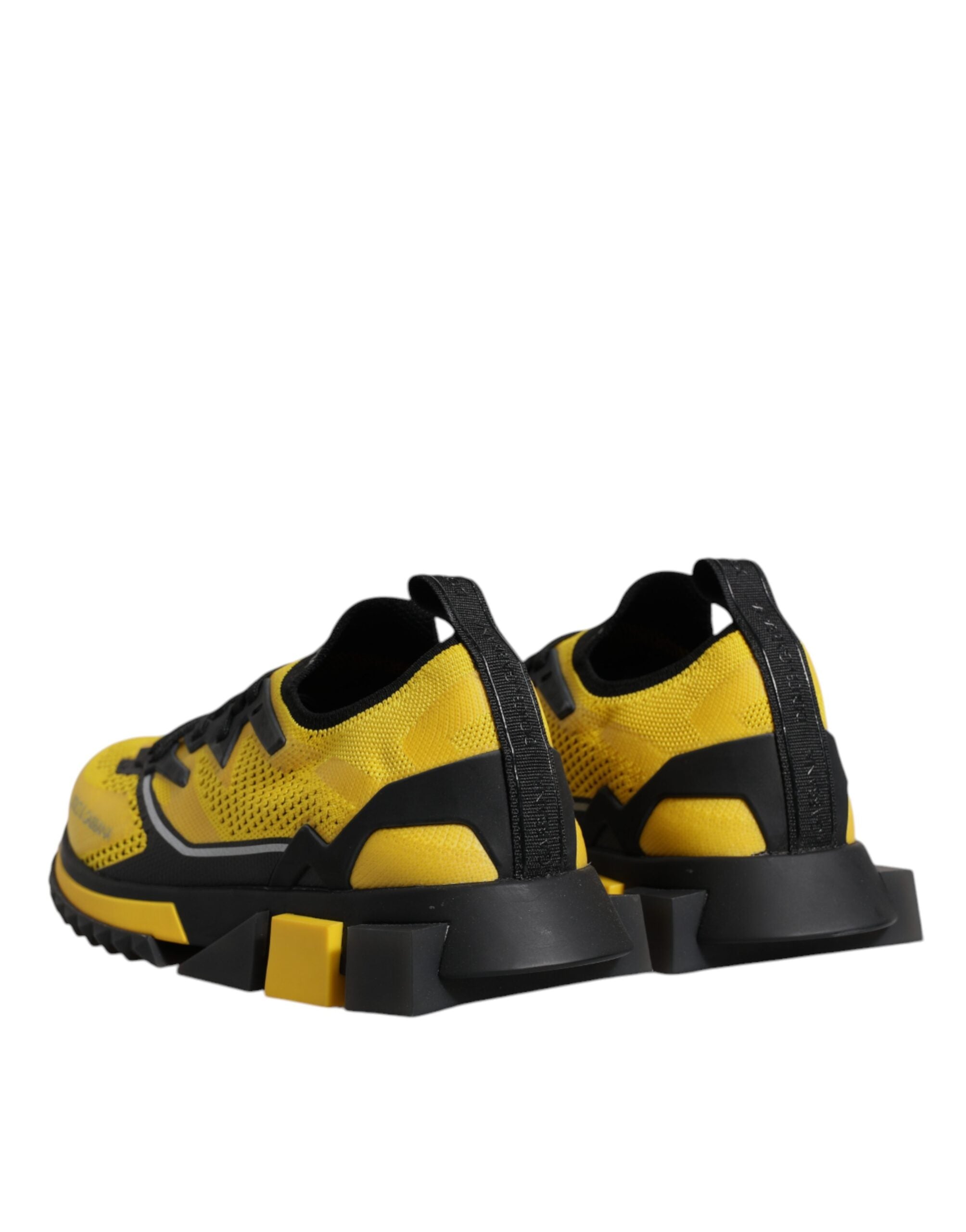Dolce & Gabbana Gelbe SORRENTO Sport Stretch Sneakers Schuhe
