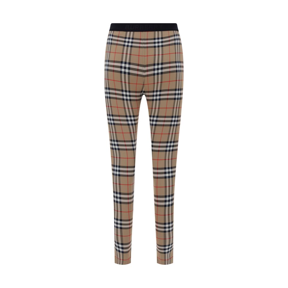 Karierte Leggings aus dem Burberry-Archiv