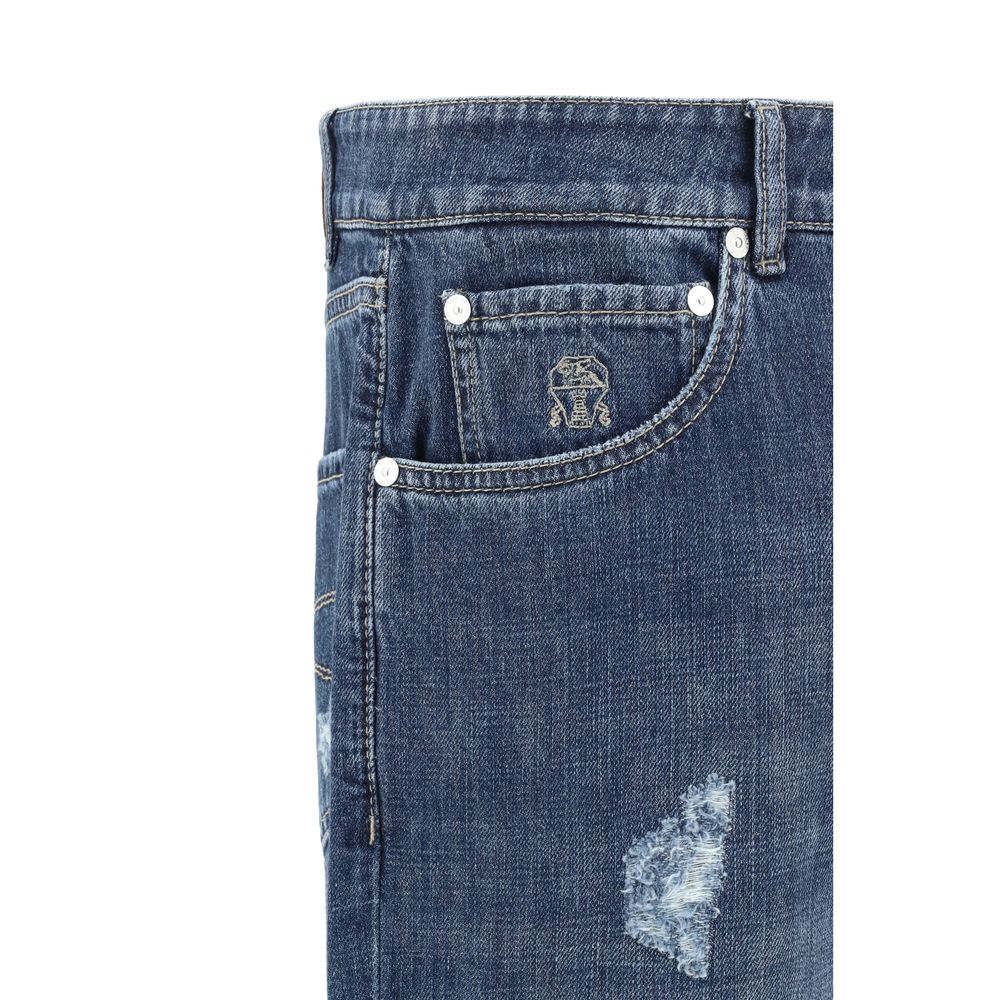 Brunello Cucinelli Abgenutzte Hose