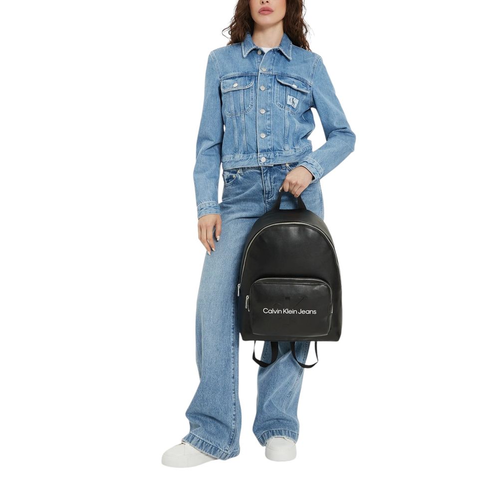 Calvin Klein Jeans – Schwarzer Polyethylen-Rucksack