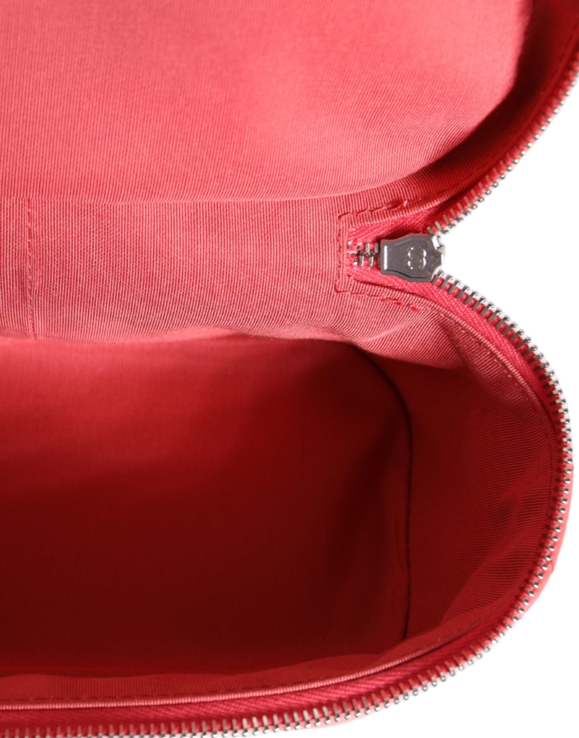 Chanel Pink Vinyl Leder Rucksack Handtasche Tasche