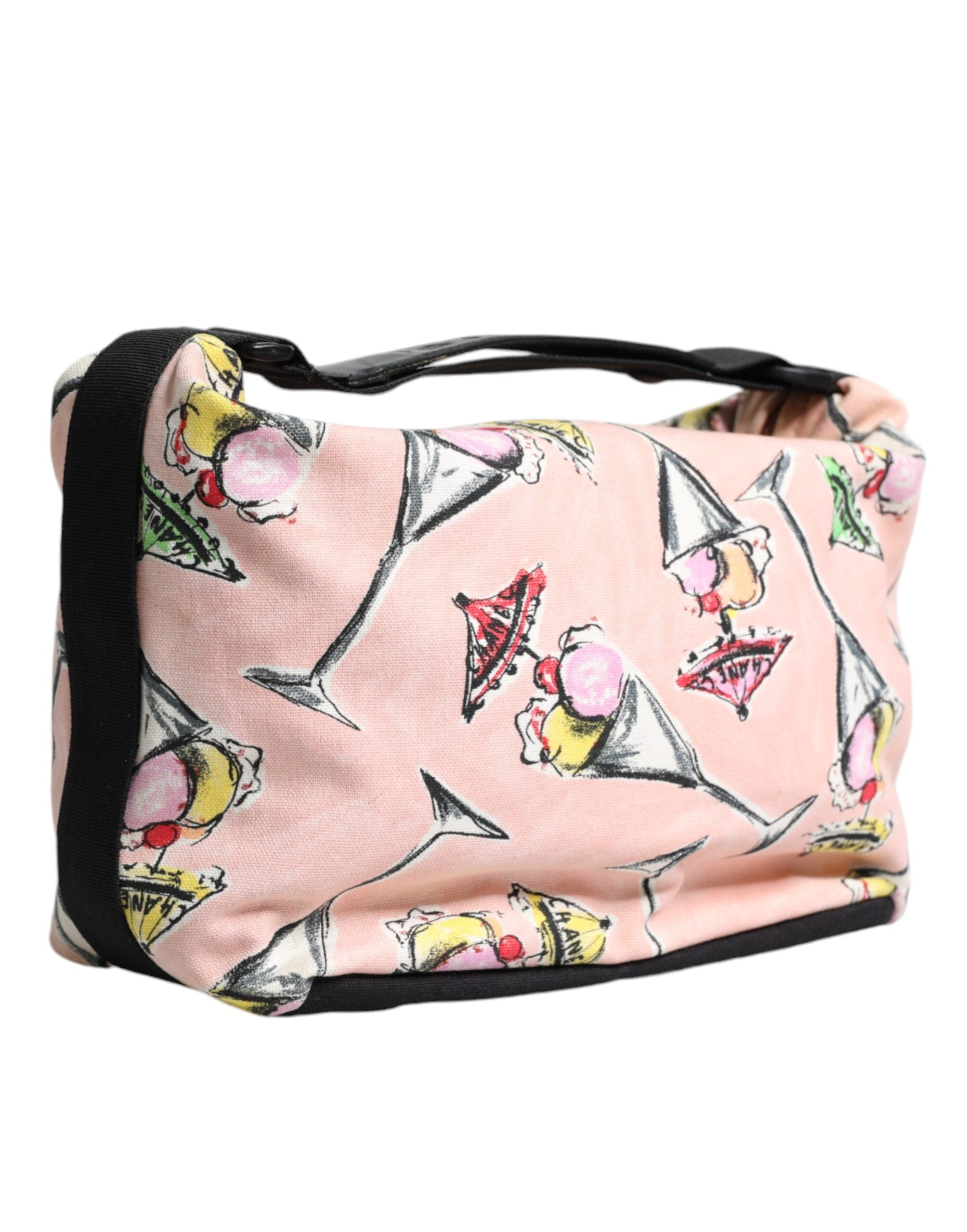 Chanel Pink Cruise Collection Parfait Canvas bedruckte Tasche