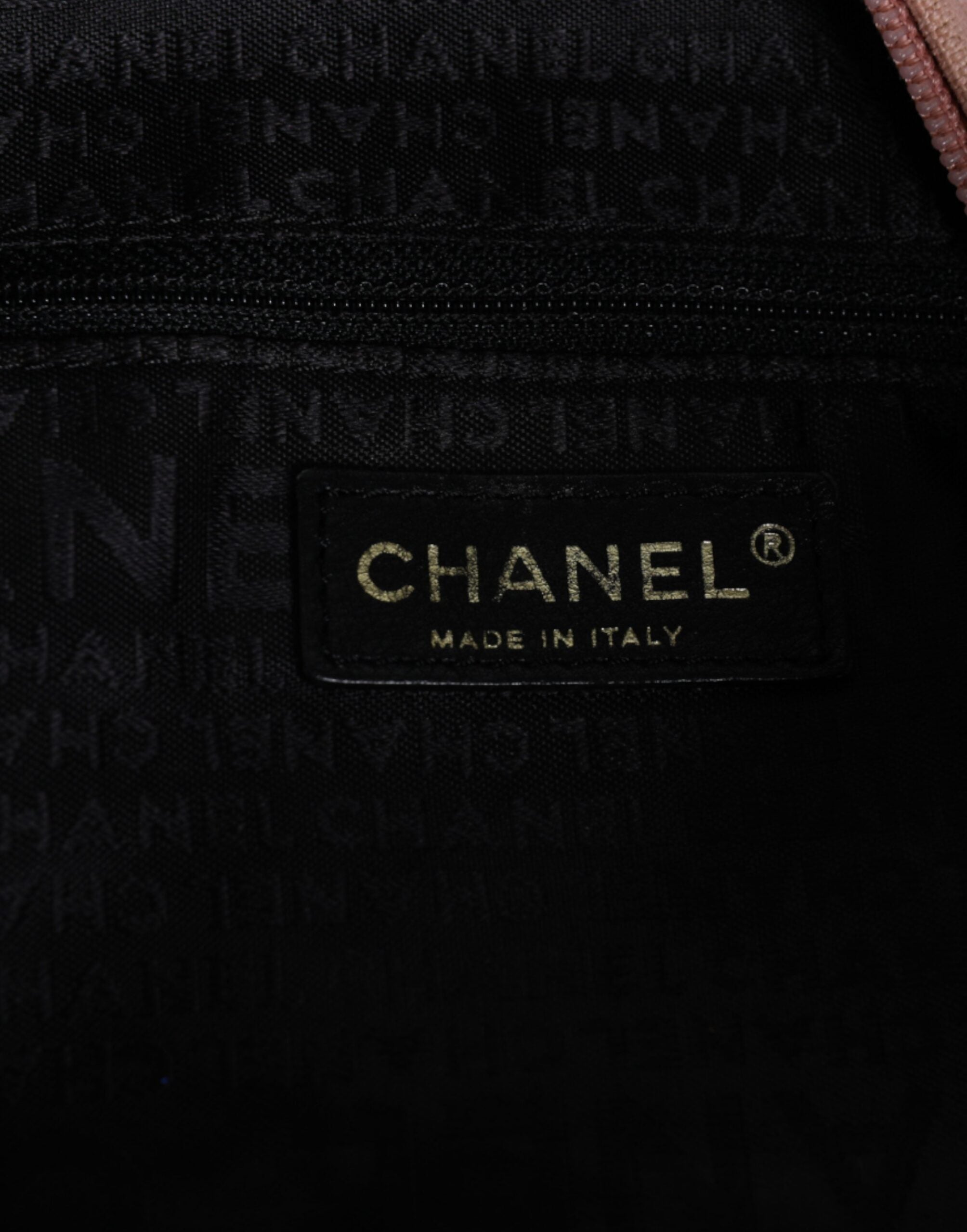 Chanel Pink Cruise Collection Parfait Canvas bedruckte Tasche