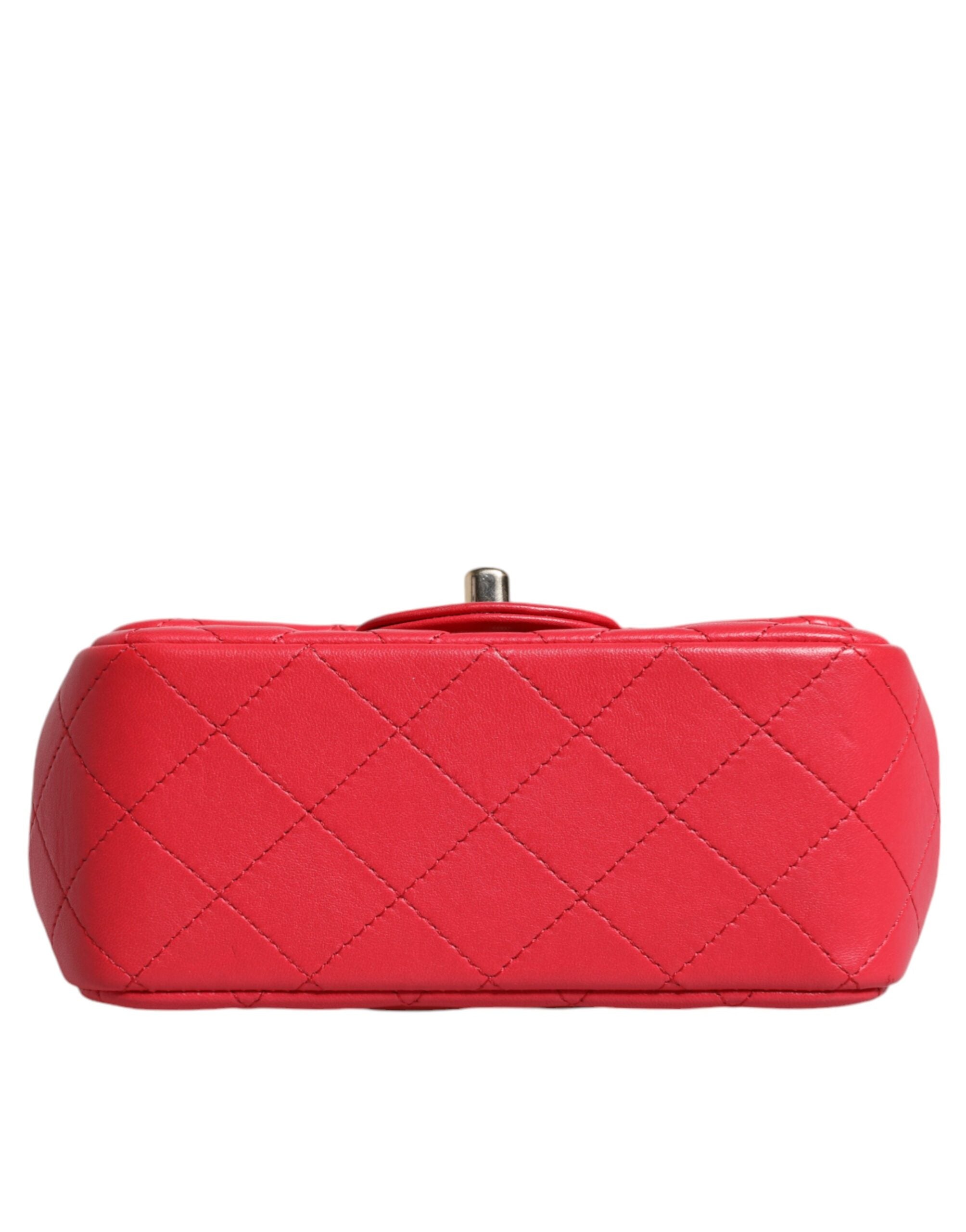 Chanel Pink Matelasse Kette Schulter Lammleder Geldbörse Mini