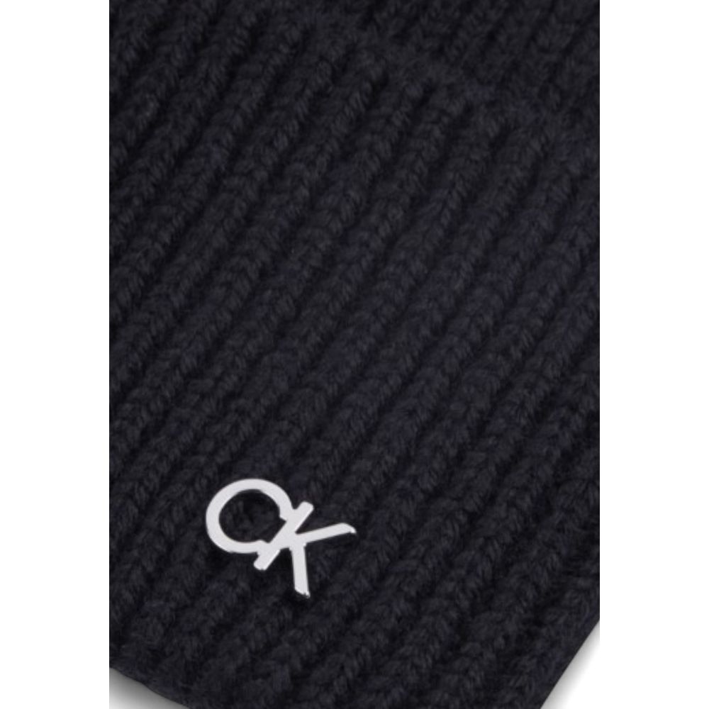 Șapcă de baseball Calvin Klein Black Wool Seats