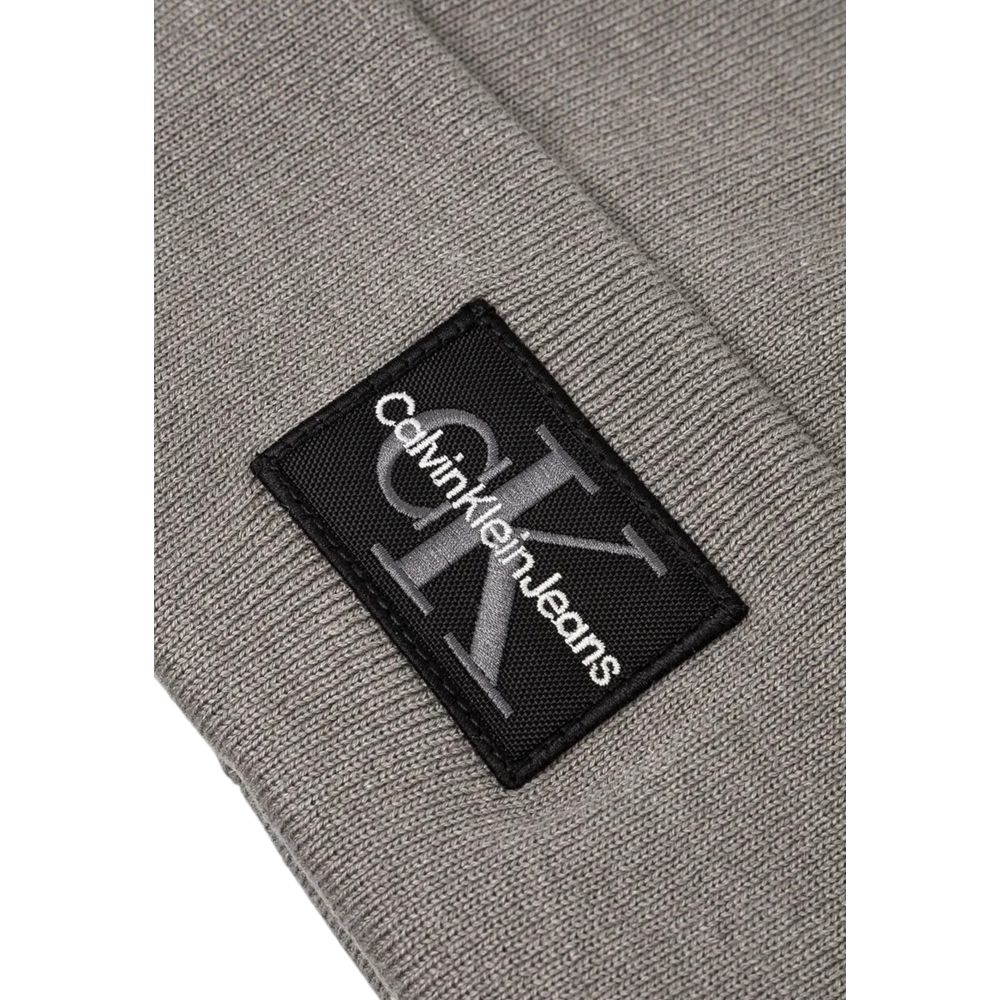 Șepci de baseball Calvin Klein Jeans gri din bumbac