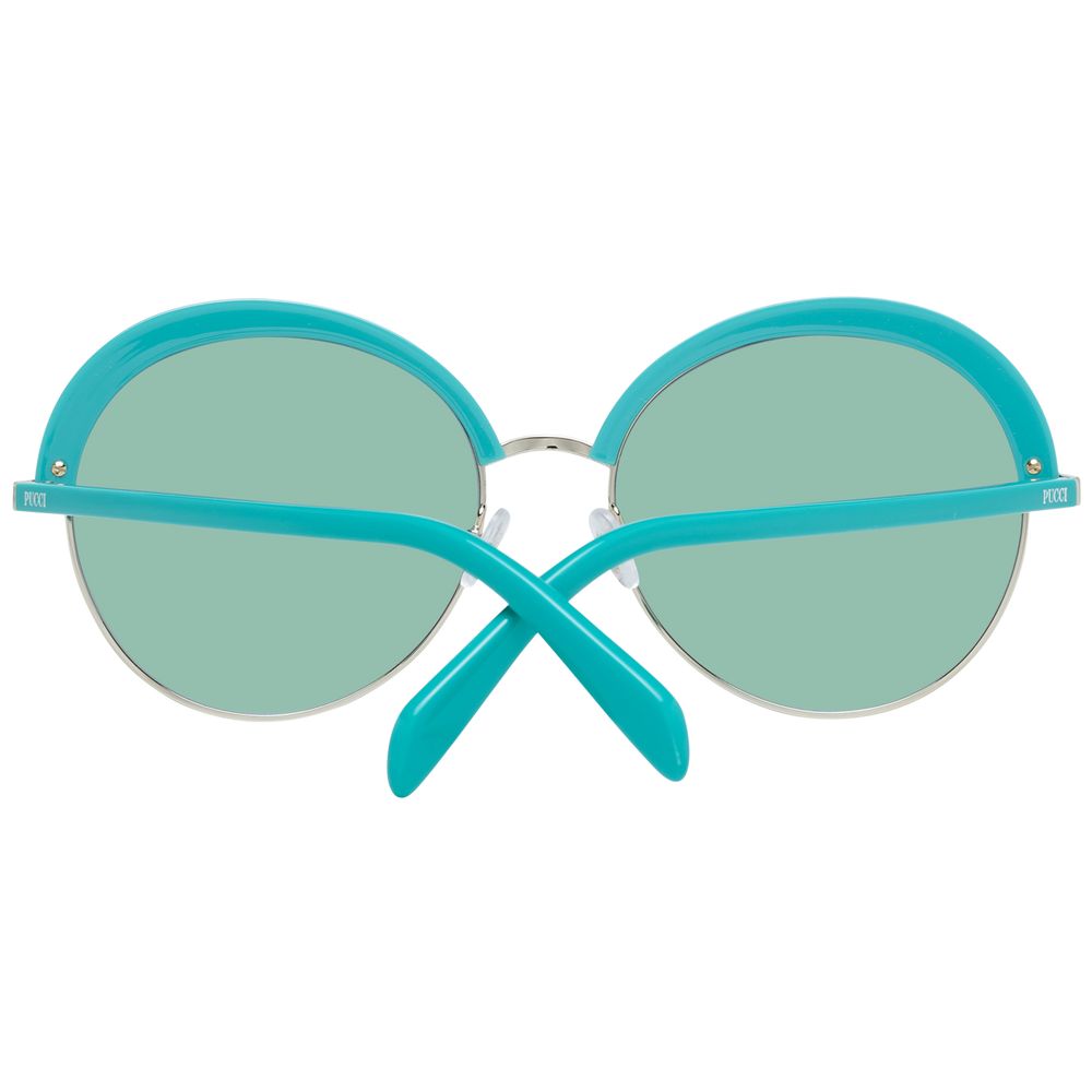 Emilio Pucci Türkis Damen Sonnenbrille