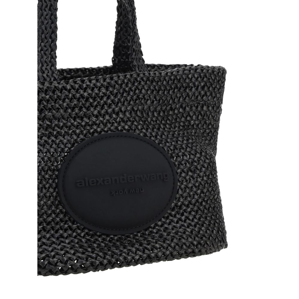 Alexander Wang Punch kleine Raffia-Handtasche