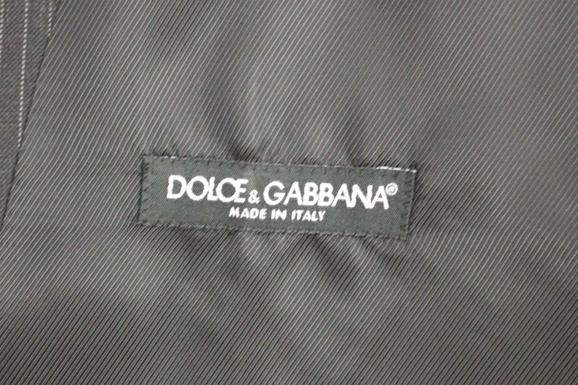 Vestă elegantă cu dungi gri Dolce & Gabbana