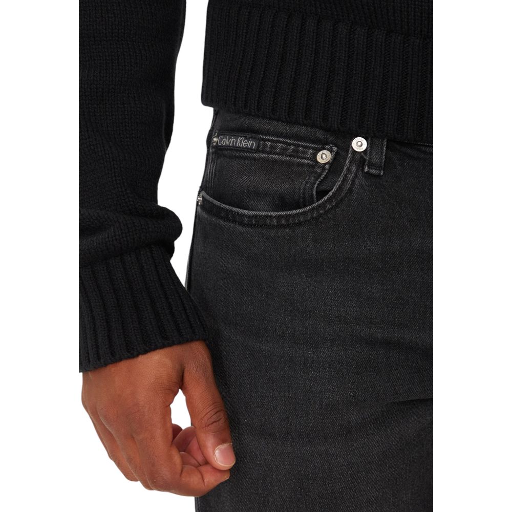 Calvin Klein Jeans – Schwarze Jeans und Hose aus Baumwolle