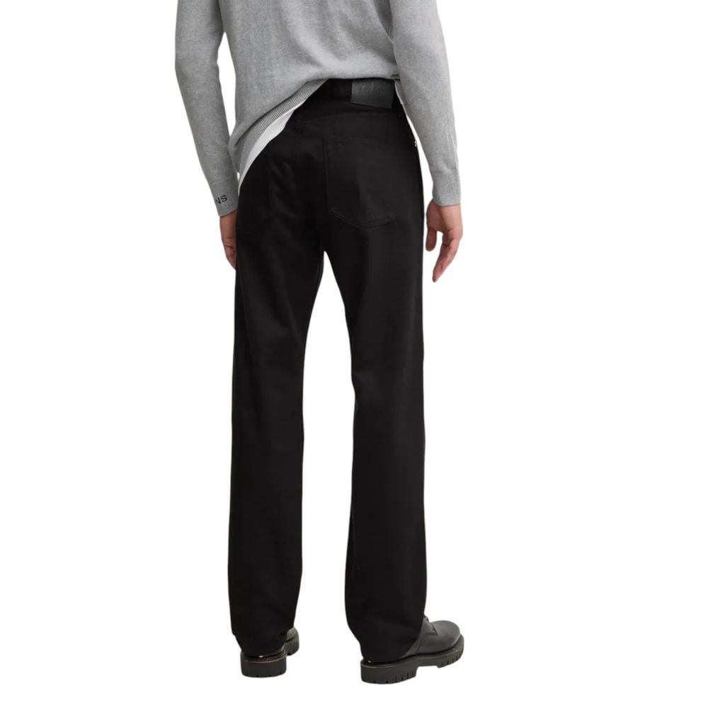 Calvin Klein Jeans – Schwarze Jeans und Hose aus Baumwolle