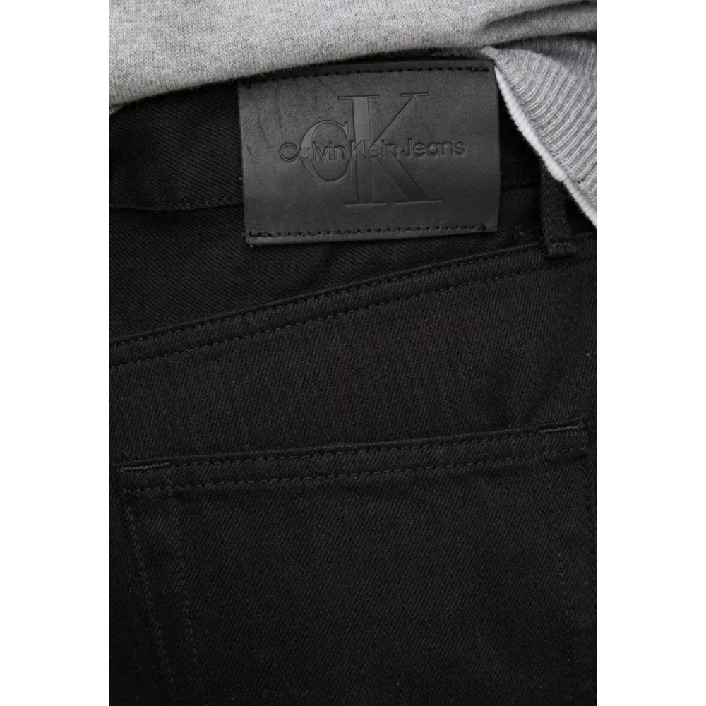 Calvin Klein Jeans – Schwarze Jeans und Hose aus Baumwolle