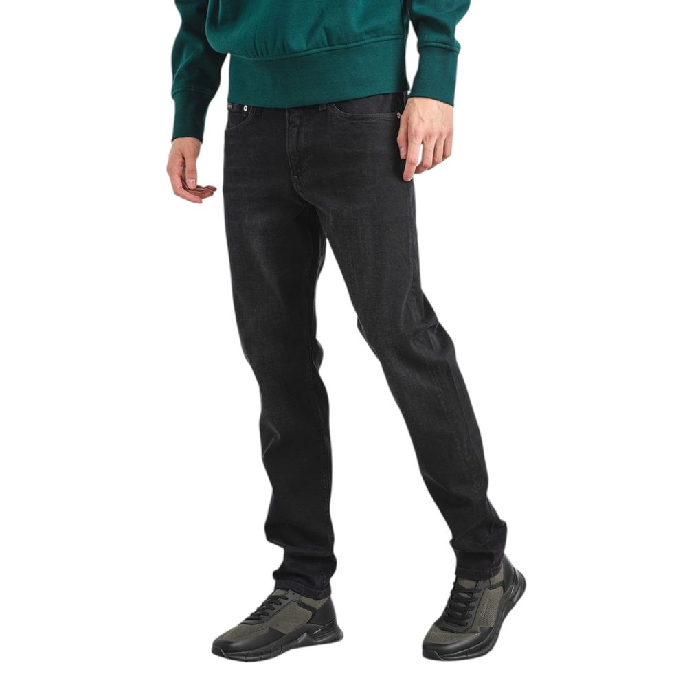Calvin Klein Jeans – Schwarze Jeans und Hose aus Baumwolle