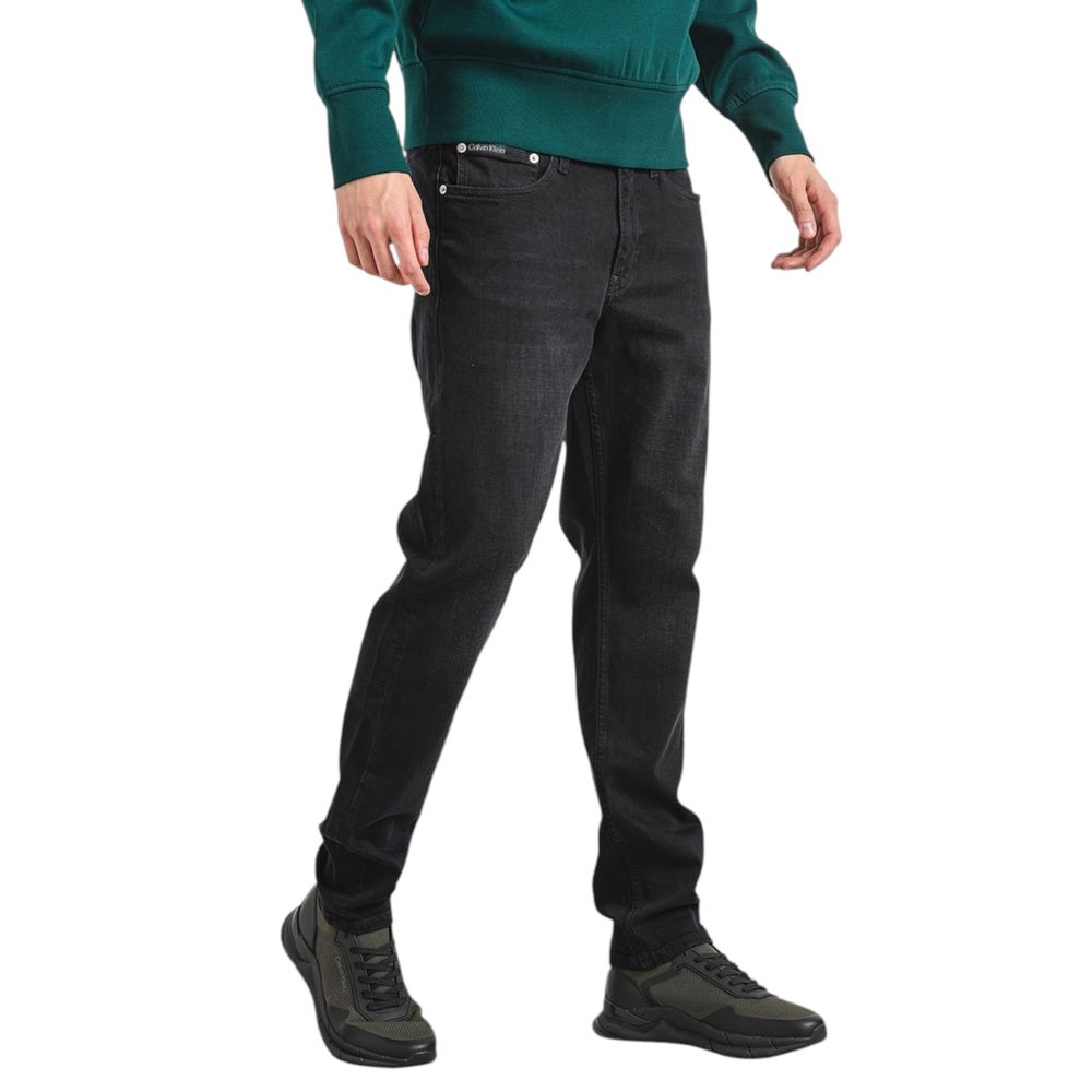 Calvin Klein Jeans – Schwarze Jeans und Hose aus Baumwolle