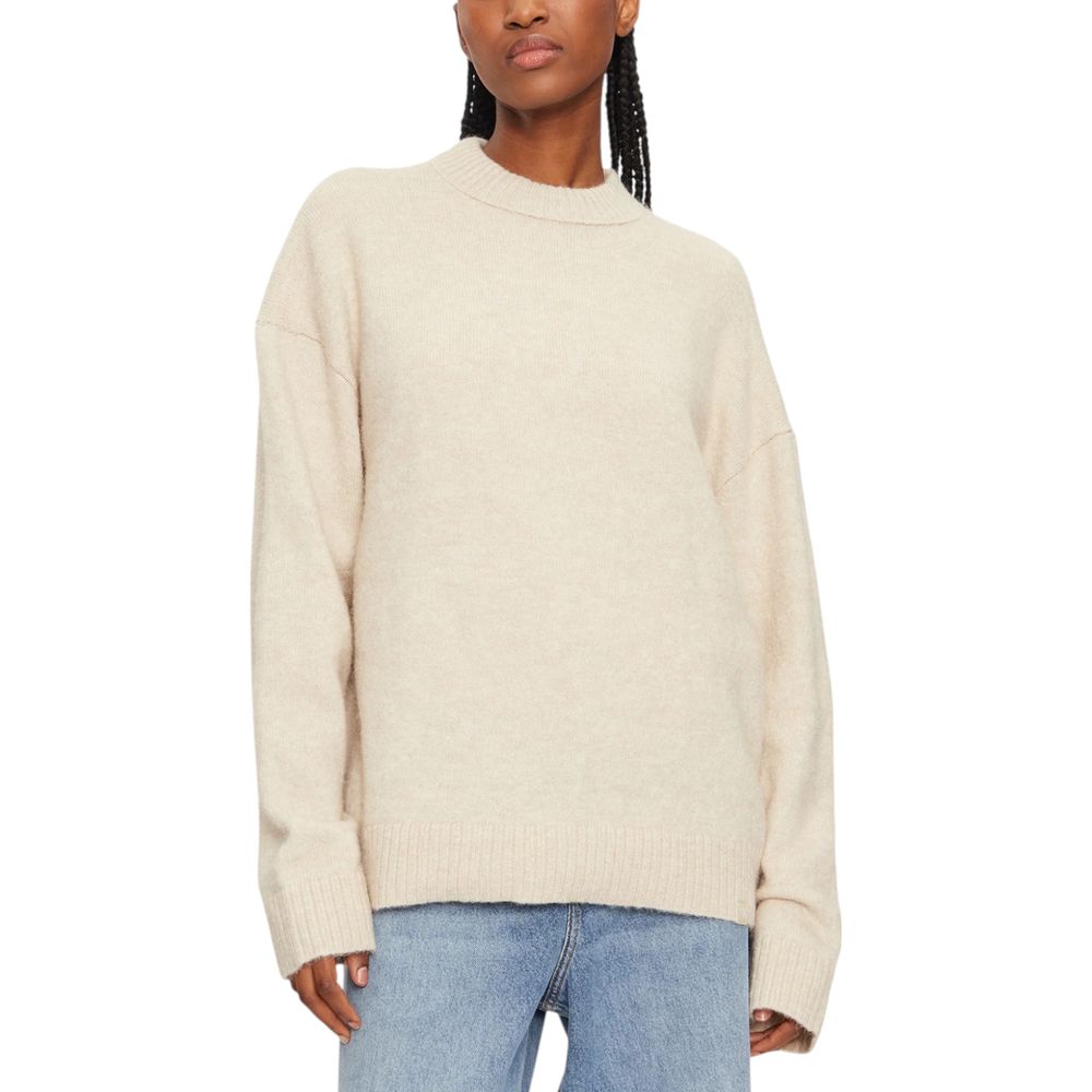 Calvin Klein Jeans Beige Polyesterpullover