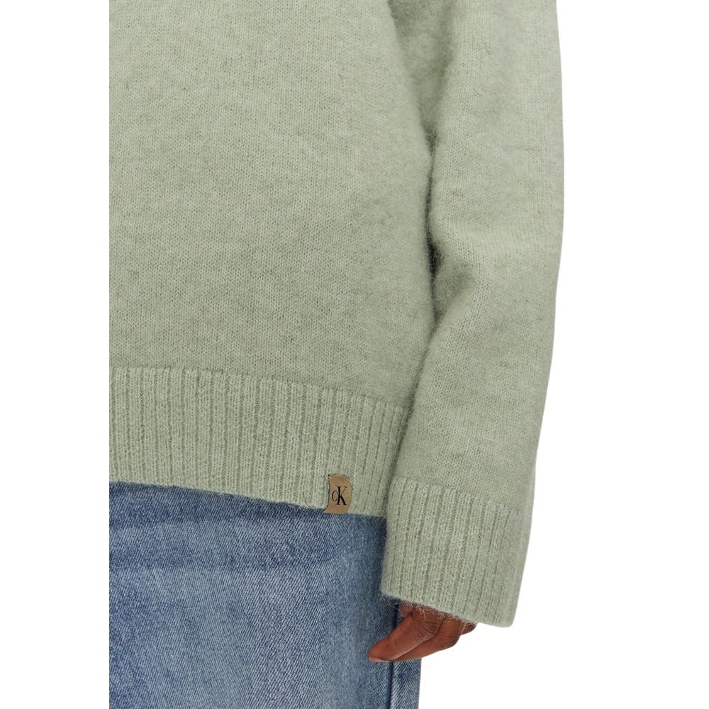 Calvin Klein Jeans – Grüner Polyesterpullover