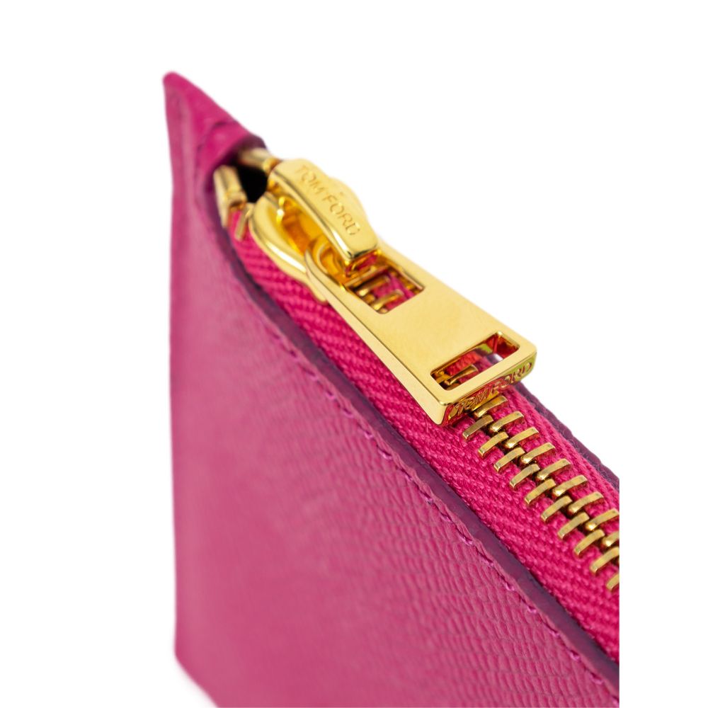 Portofel din piele fuchsia Tom Ford