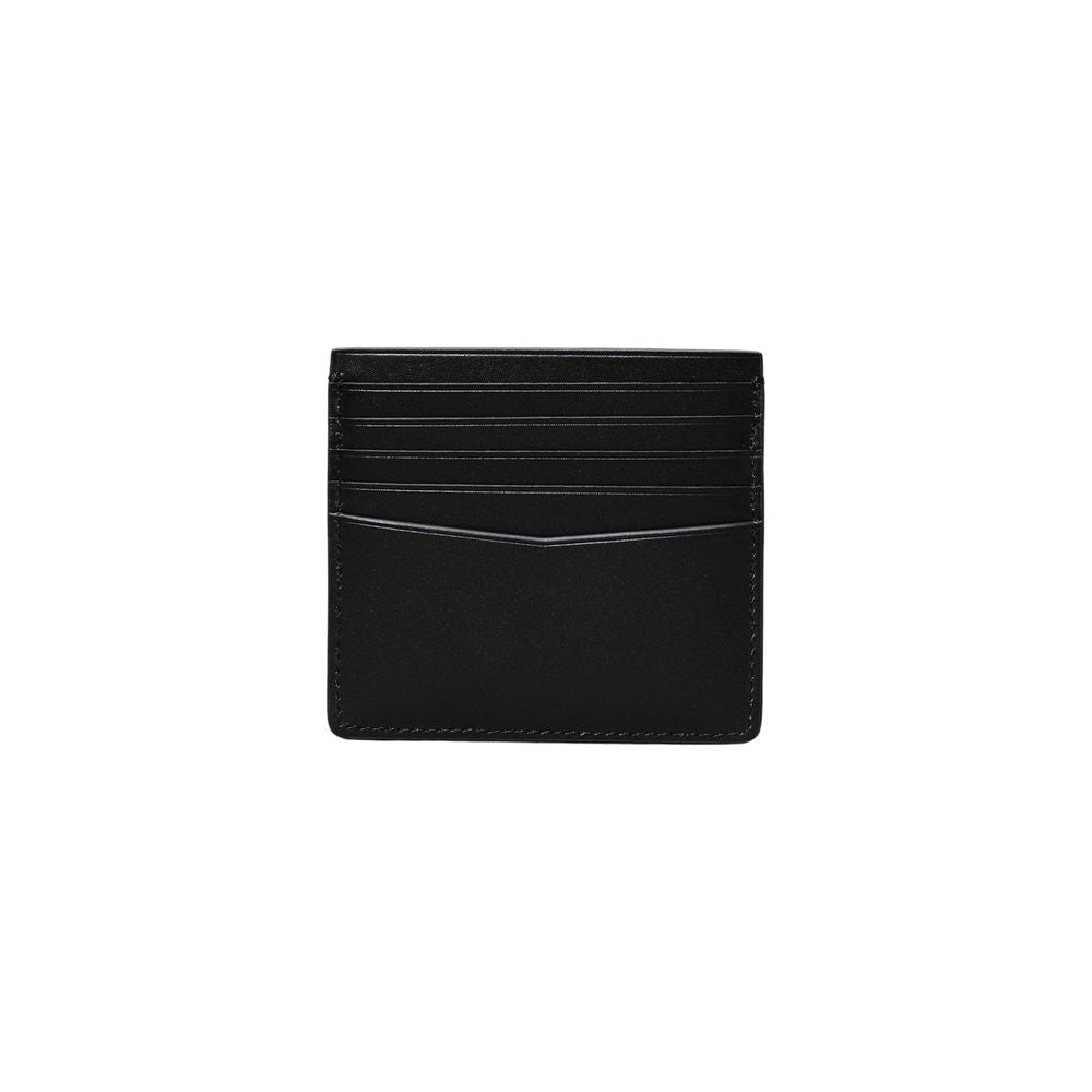 Calvin Klein Jeans – Schwarze Lederbrieftasche