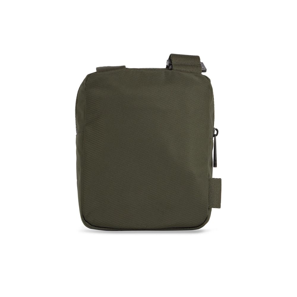 Geantă messenger Calvin Klein verde din poliester reciclat