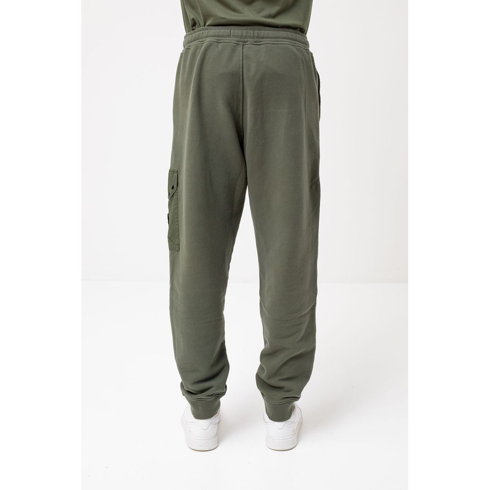 Stone Island Grüne Baumwollhose für Herren