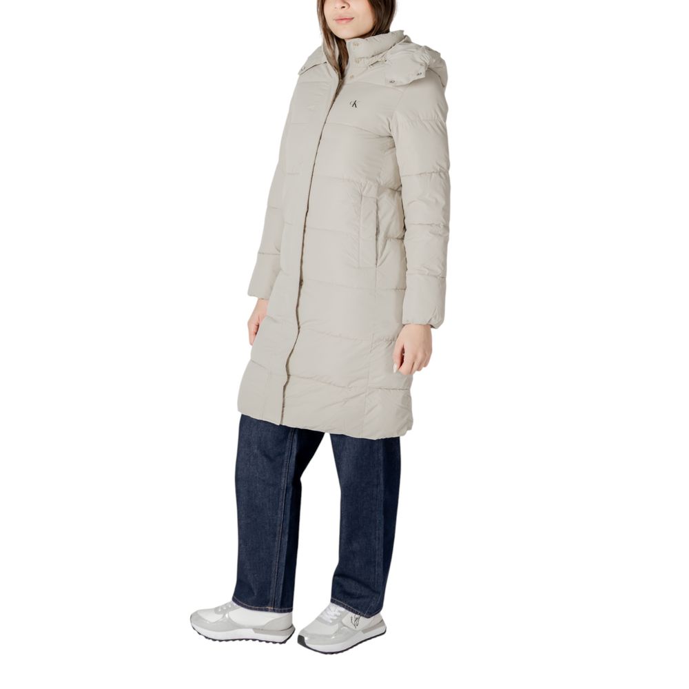 Calvin Klein Jeans Beige Polyester Jacken & Mäntel