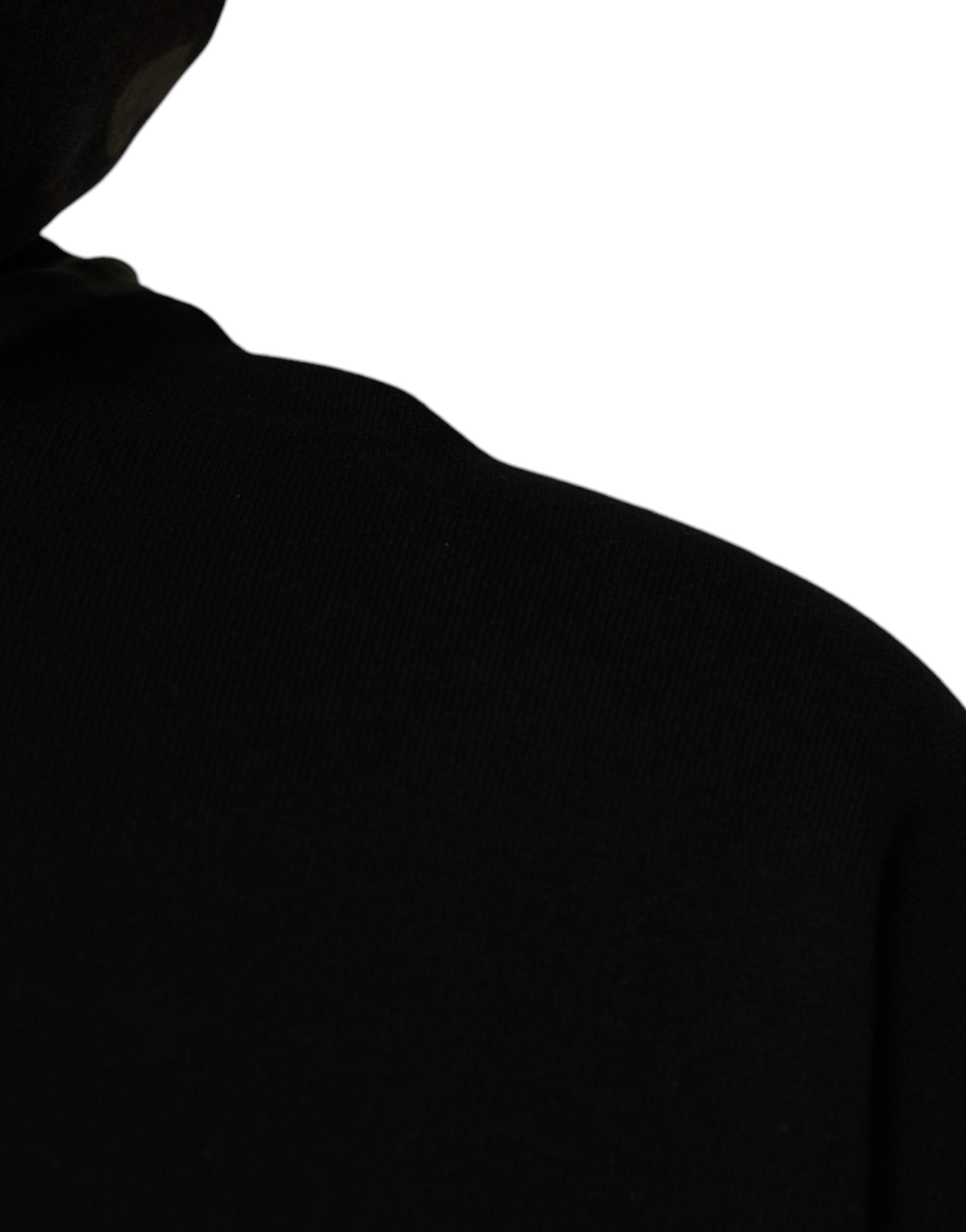 Hanorac cu glugă Dolce & Gabbana negru, model camuflaj