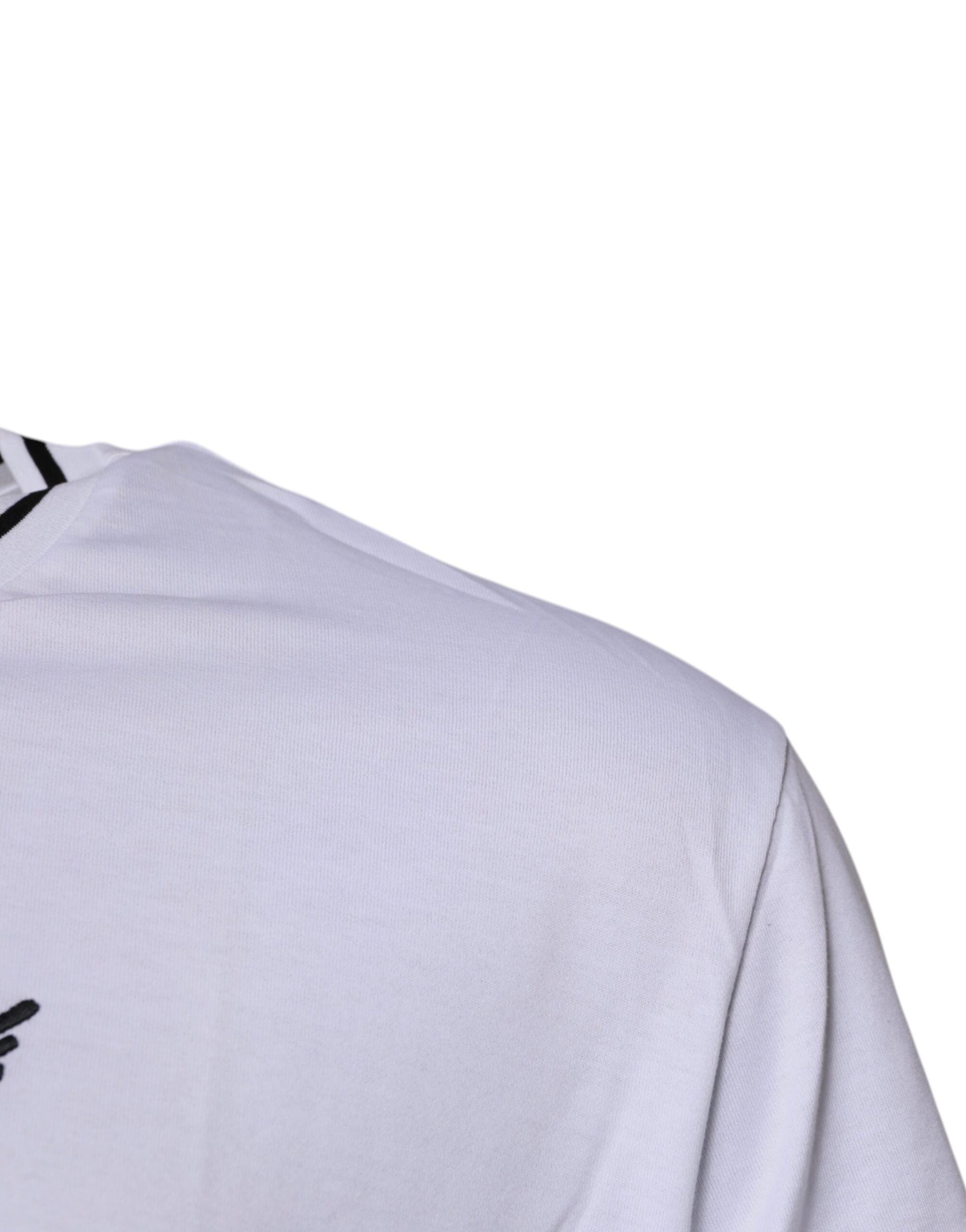 Dolce & Gabbana – Weißes T-Shirt mit Herz-Jesu-Print