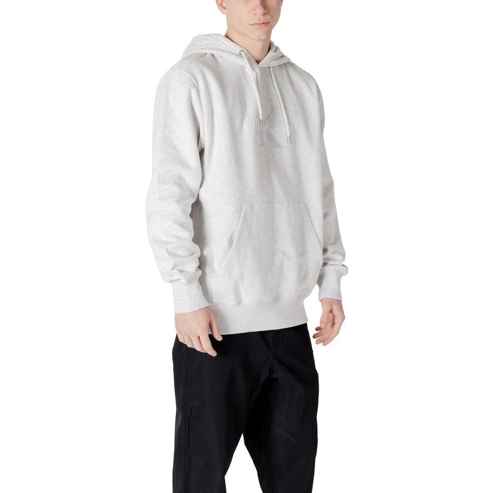 Grauer Baumwollpullover von Calvin Klein Jeans