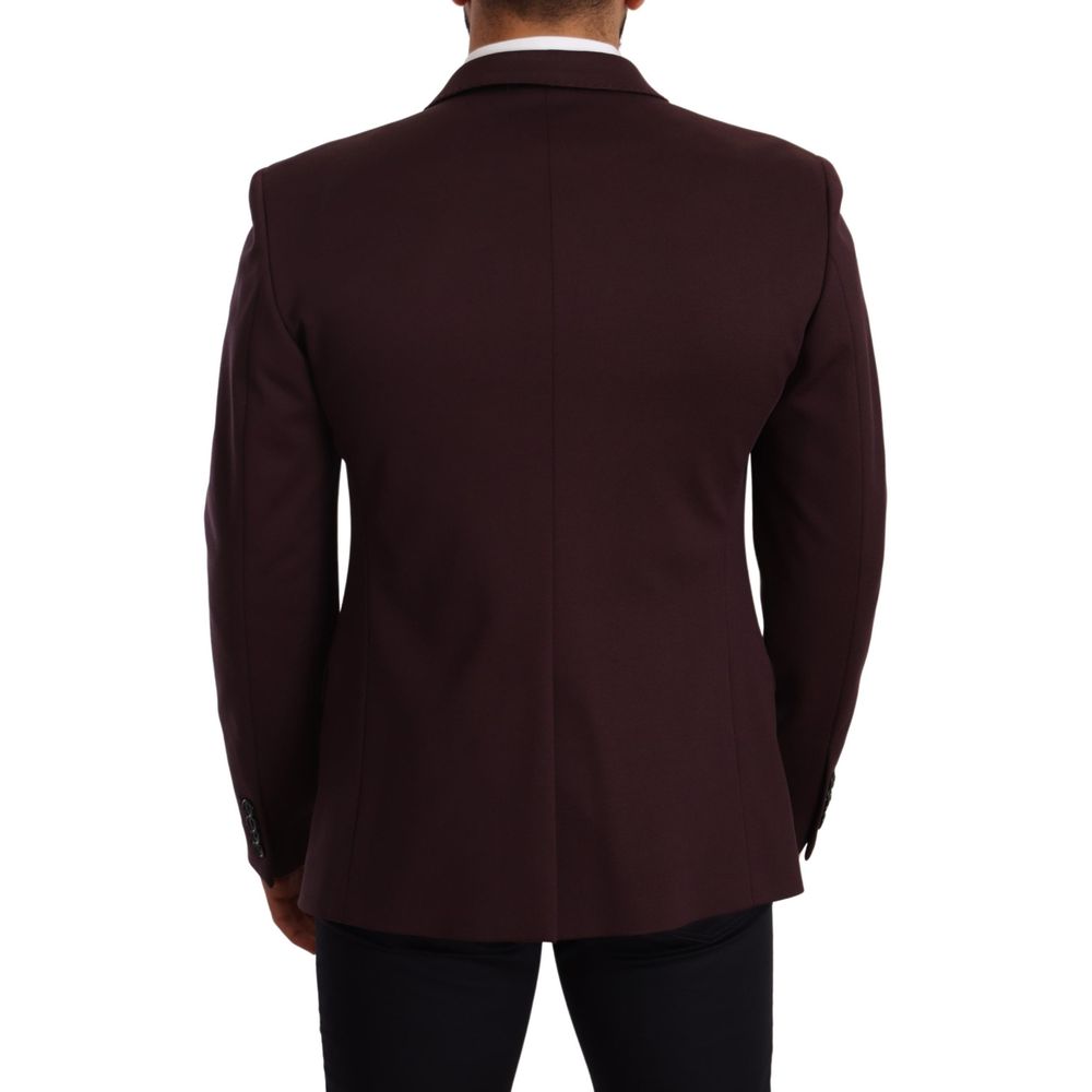 Lilafarbener Baumwollblazer von Dolce & Gabbana